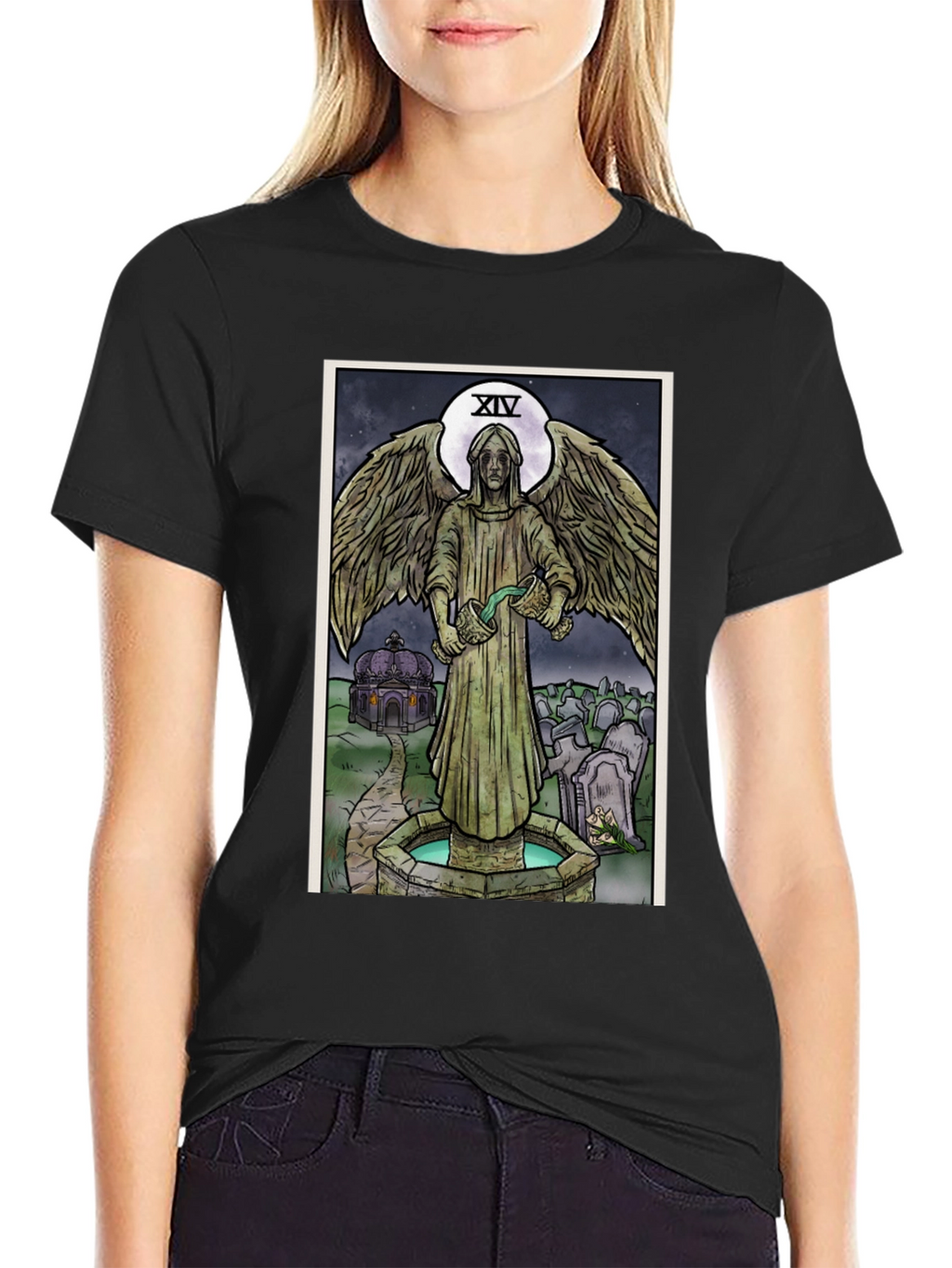 Angel Tarot Card T-Shirt - Unisex Graphic Tee