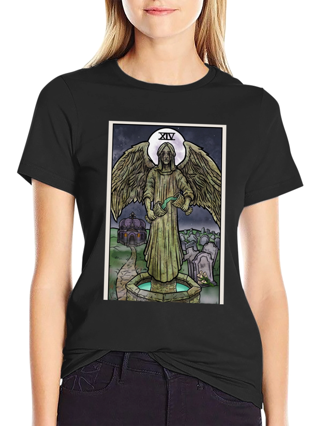 Angel Tarot Card T-Shirt - Unisex Graphic Tee