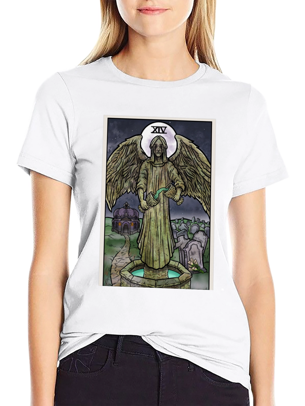 Angel Tarot Card T-Shirt - Unisex Graphic Tee
