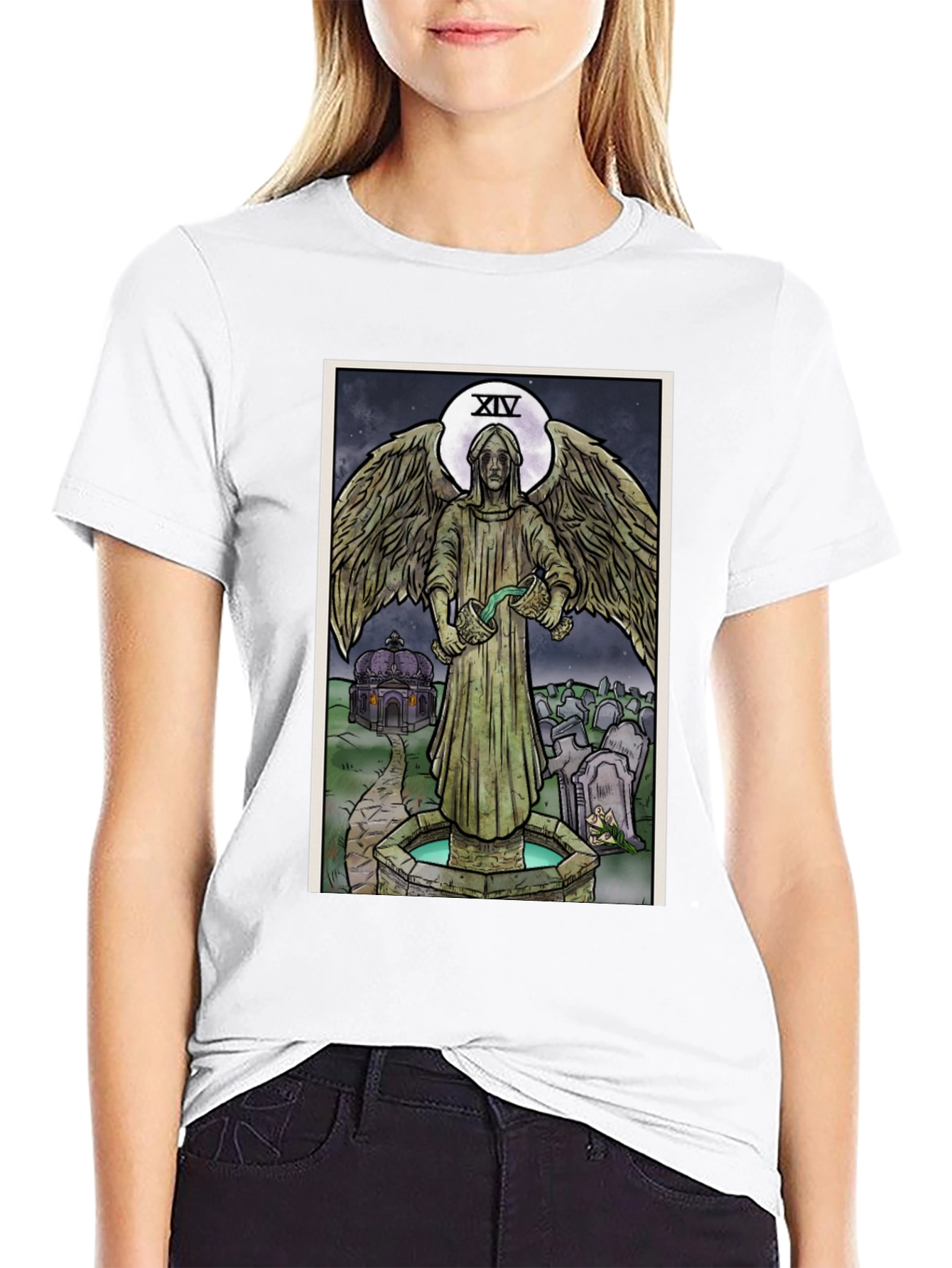 Angel Tarot Card T-Shirt - Unisex Graphic Tee