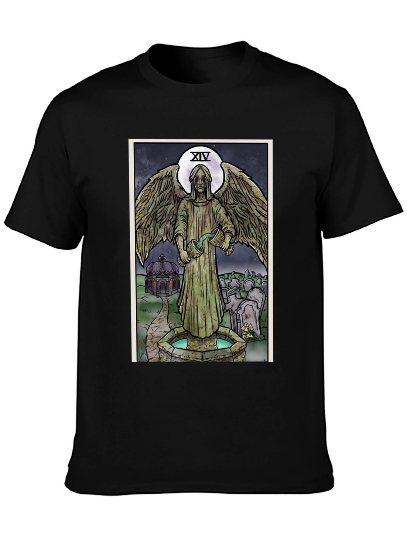Angel Tarot Card T-Shirt - Unisex Graphic Tee