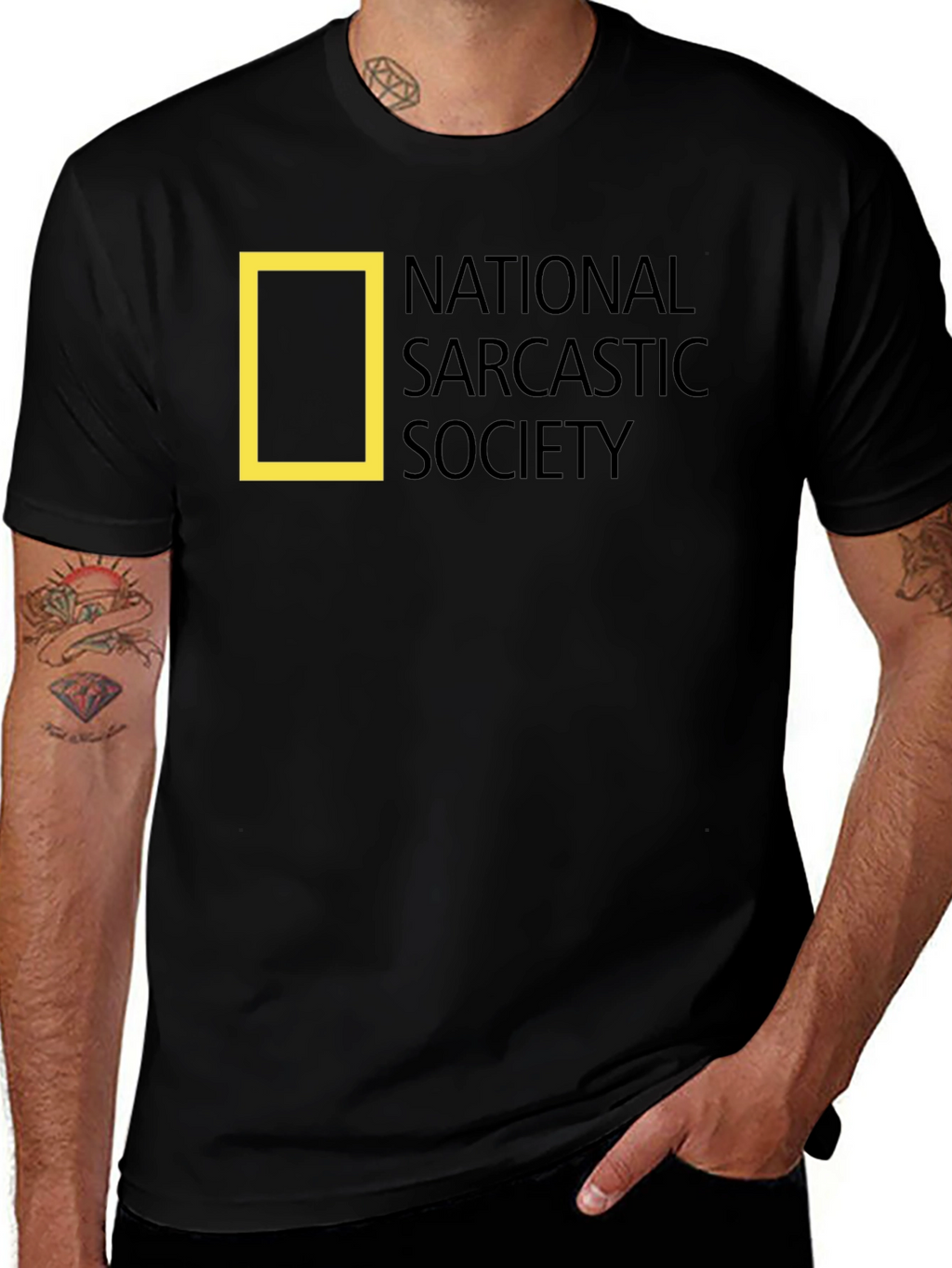 National Sarcastic Society T-Shirt - Funny & Unique!