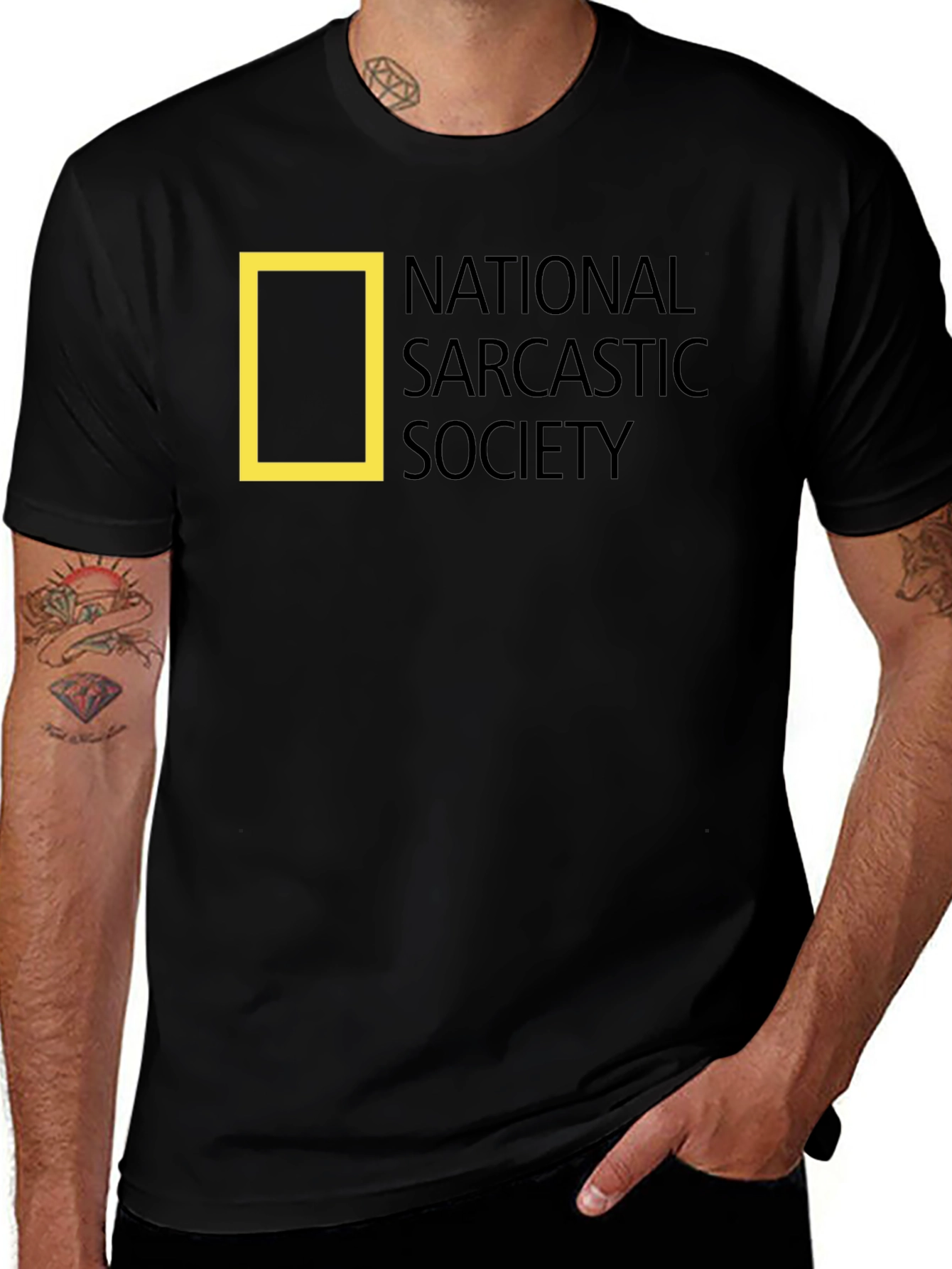 National Sarcastic Society T-Shirt - Funny & Unique!