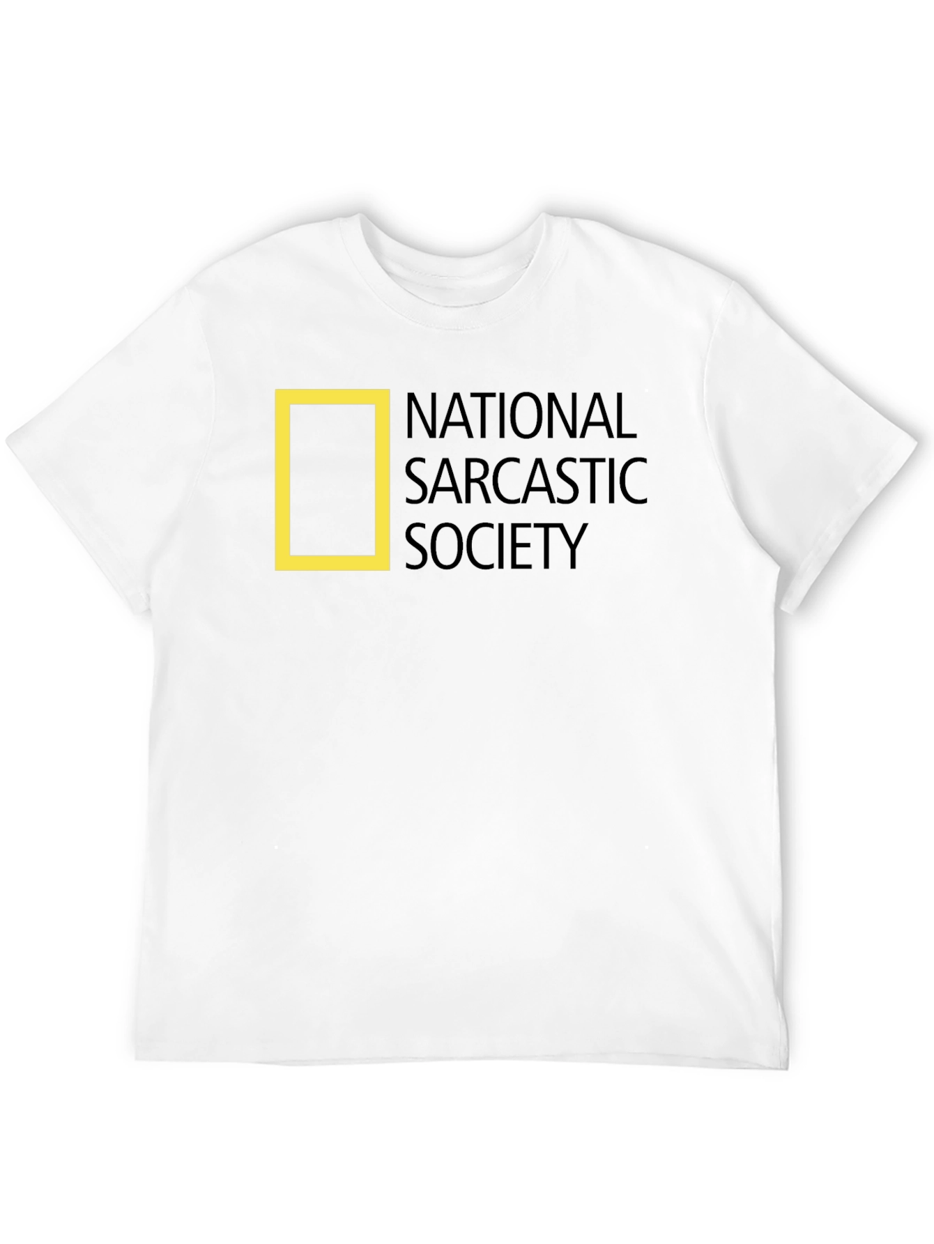 National Sarcastic Society T-Shirt - Funny & Unique!