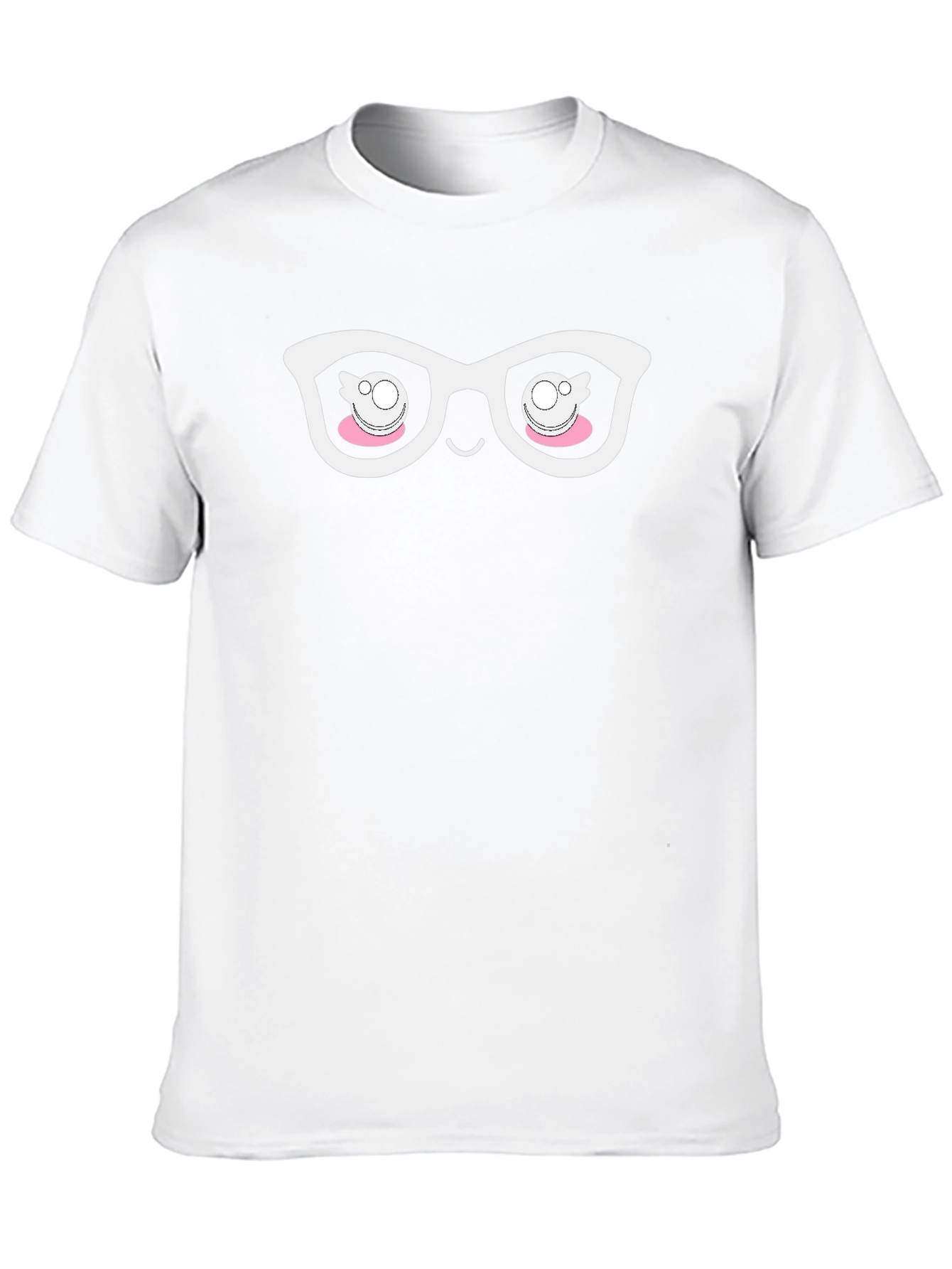 Quirky Eyeglasses Graphic Tee - Cool Fun Design