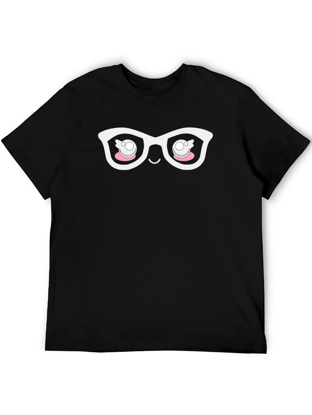 Quirky Eyeglasses Graphic Tee - Cool Fun Design