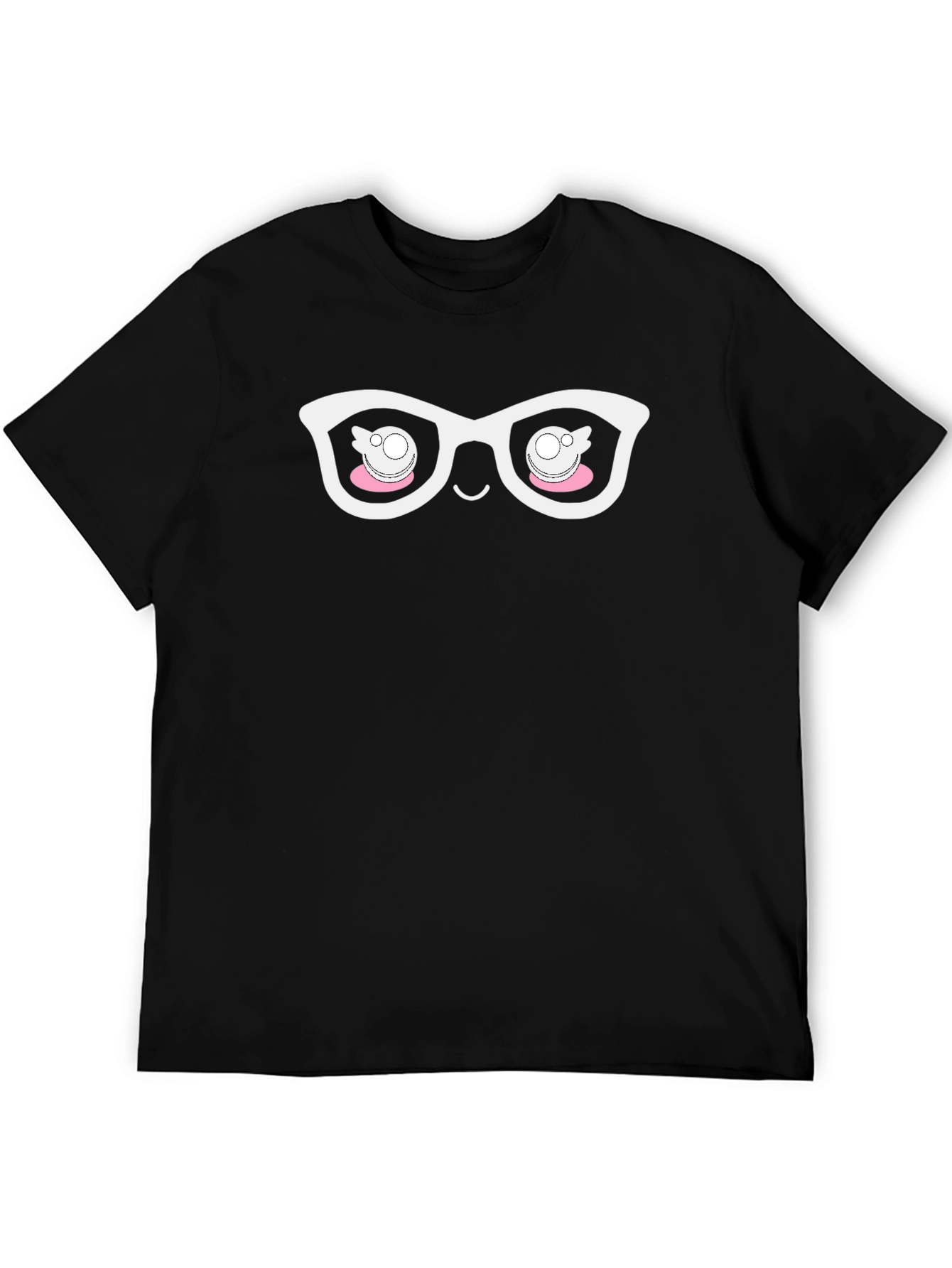 Quirky Eyeglasses Graphic Tee - Cool Fun Design