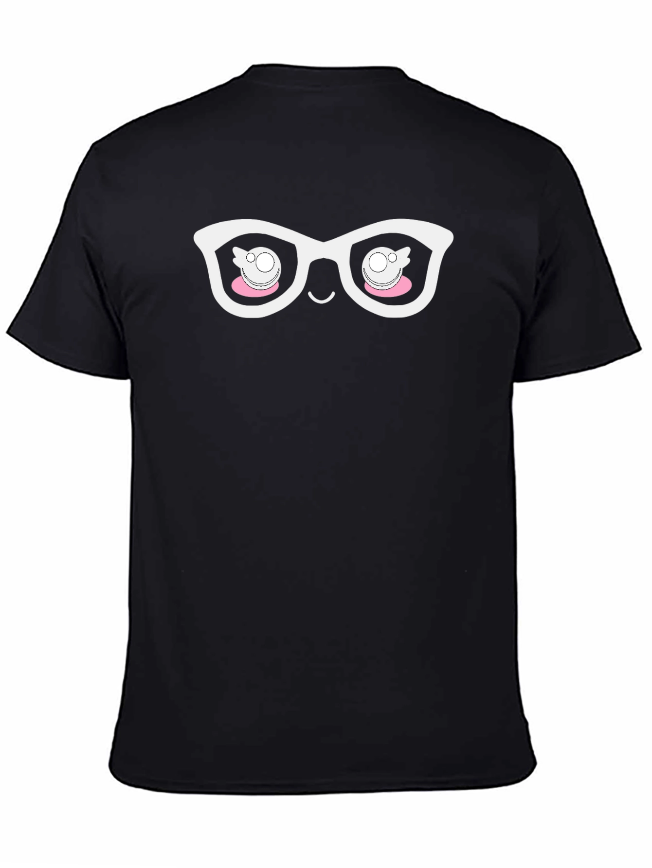 Quirky Eyeglasses Graphic Tee - Cool Fun Design
