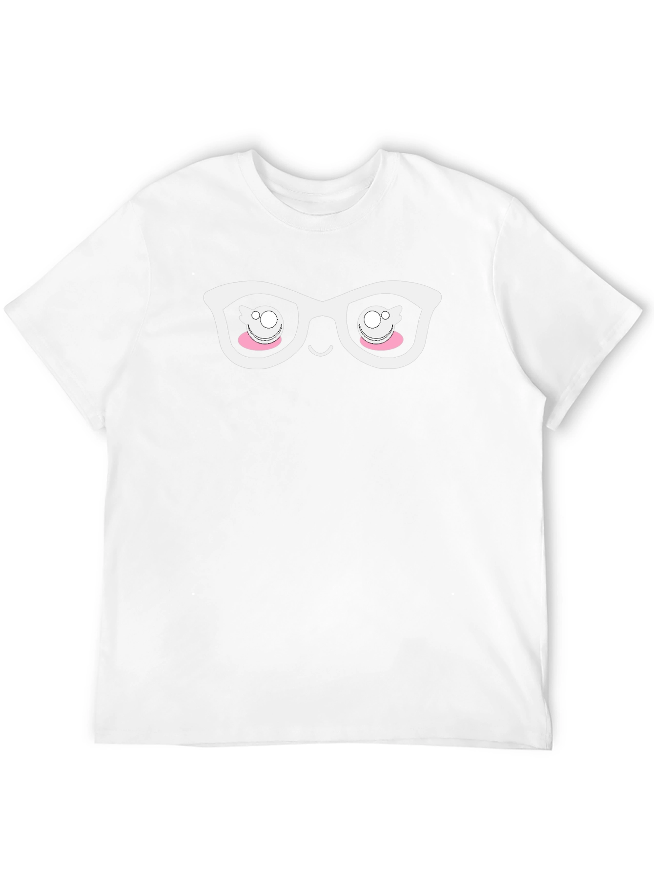Quirky Eyeglasses Graphic Tee - Cool Fun Design