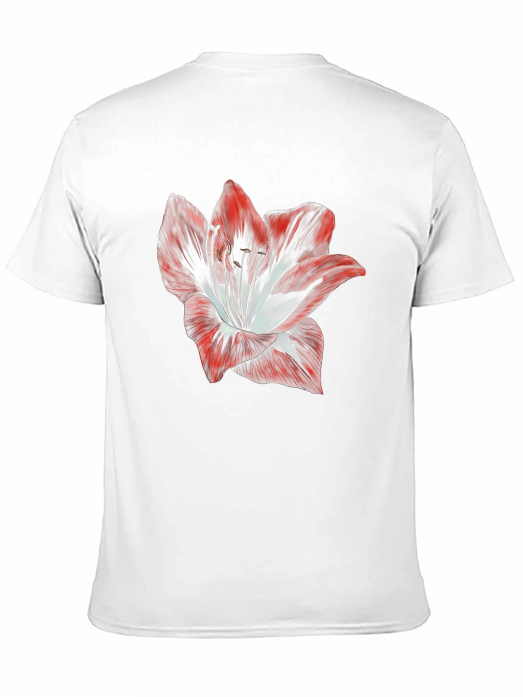 Floral Graphic Print Crew Neck T-Shirt