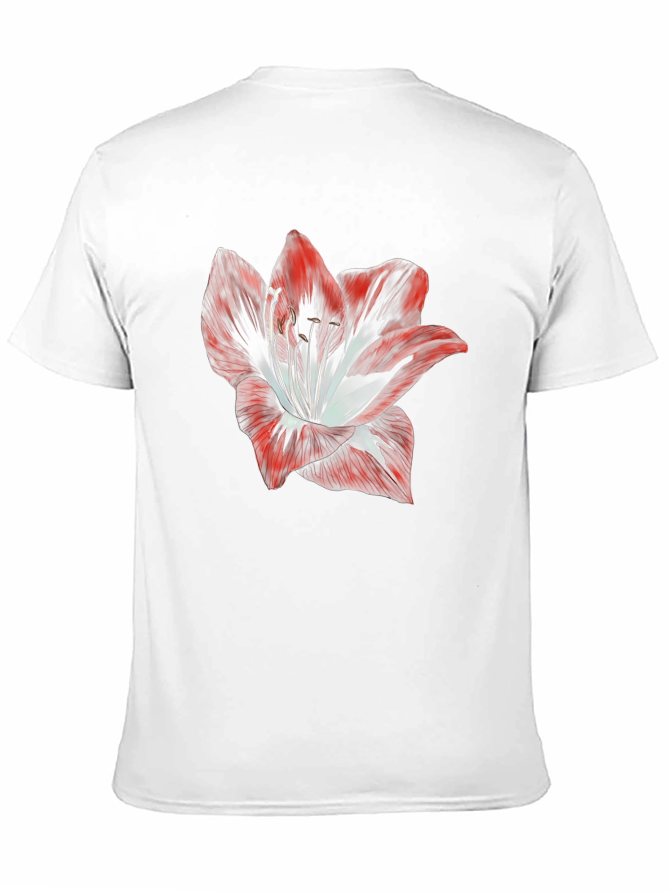 Floral Graphic Print Crew Neck T-Shirt