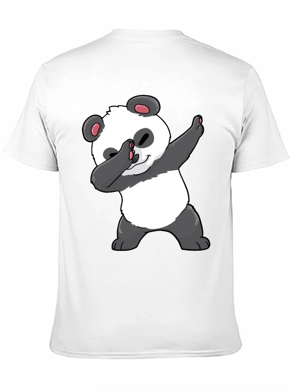 Dabbing Panda Graphic Tee - Black Casual T-Shirt