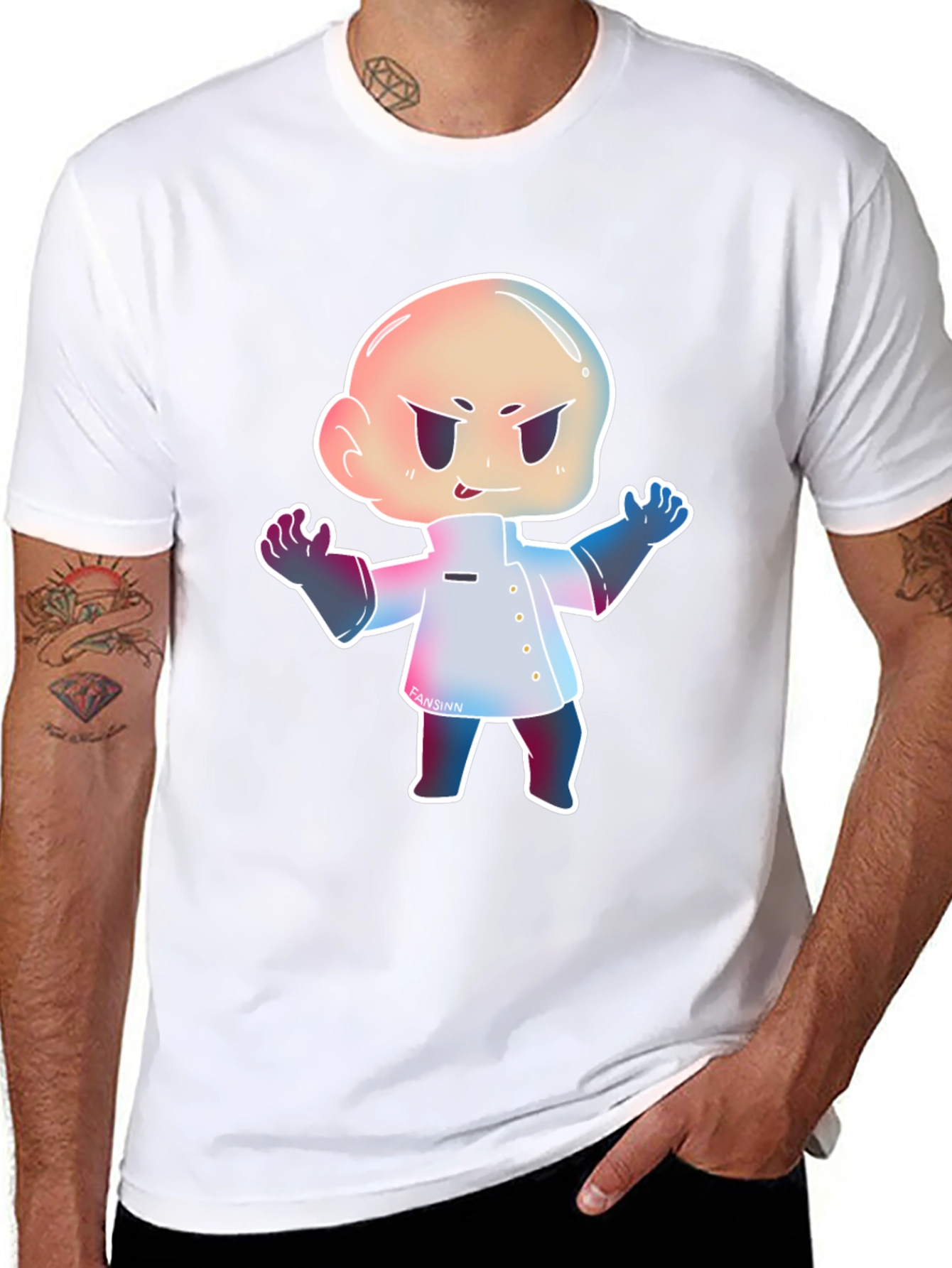 Cartoon Character Graphic T-Shirt