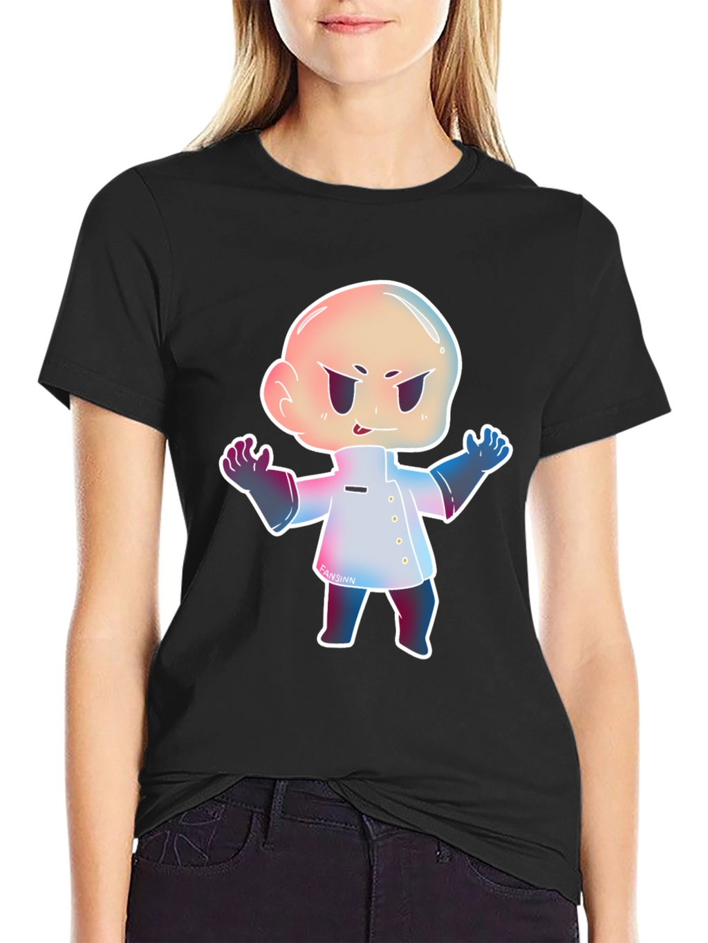 Cartoon Character Graphic T-Shirt