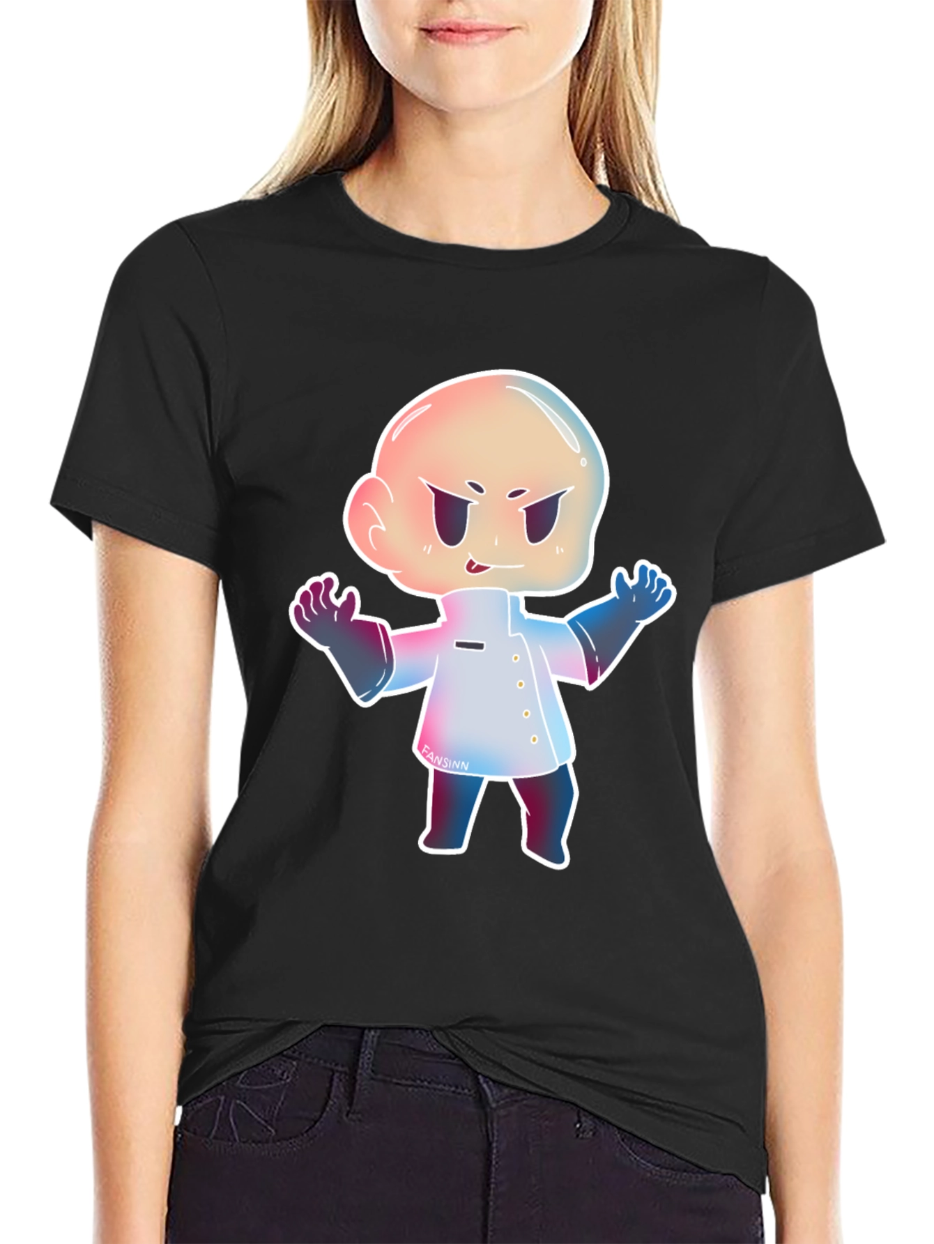 Cartoon Character Graphic T-Shirt