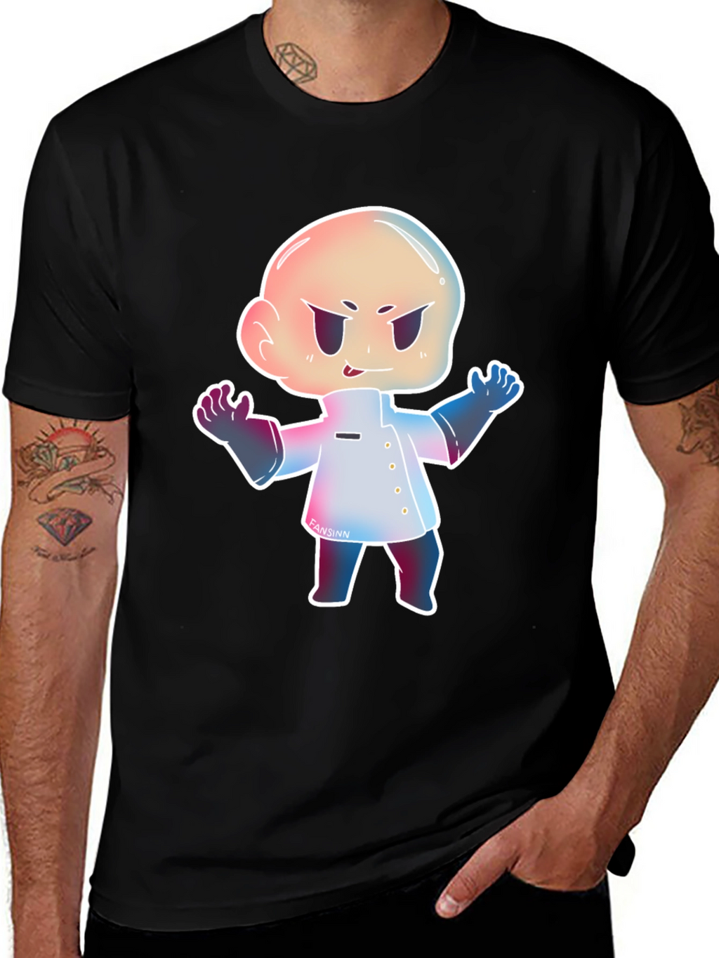 Cartoon Character Graphic T-Shirt