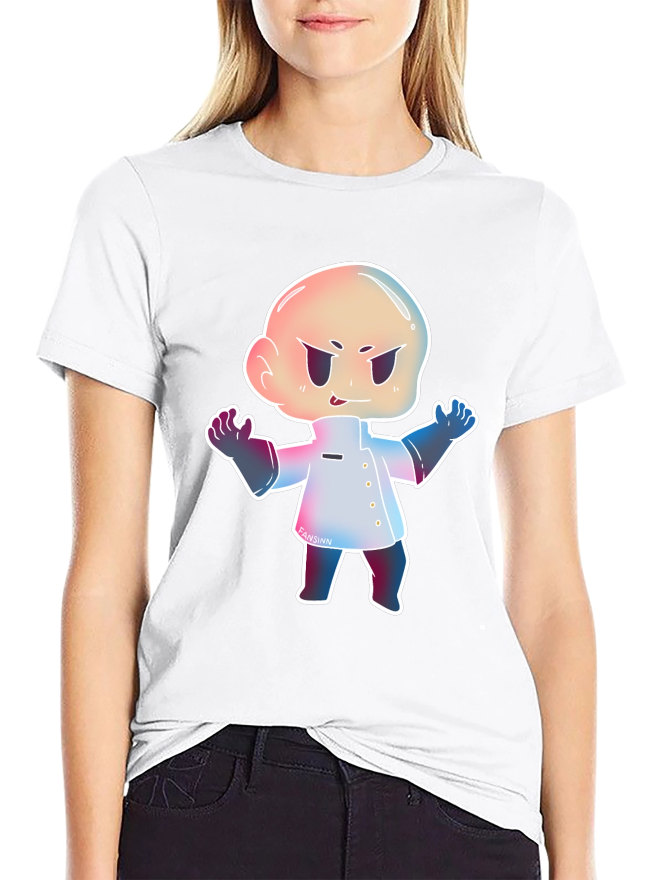 Cartoon Character Graphic T-Shirt