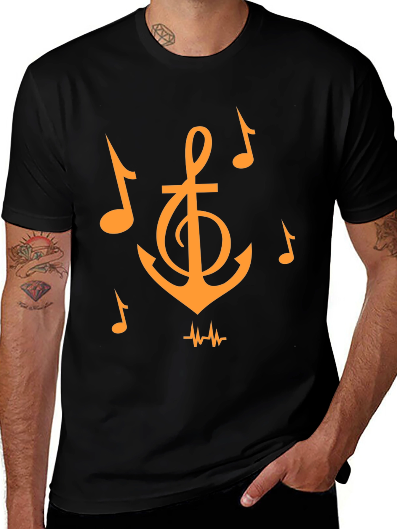 Musical Anchor Graphic Tee