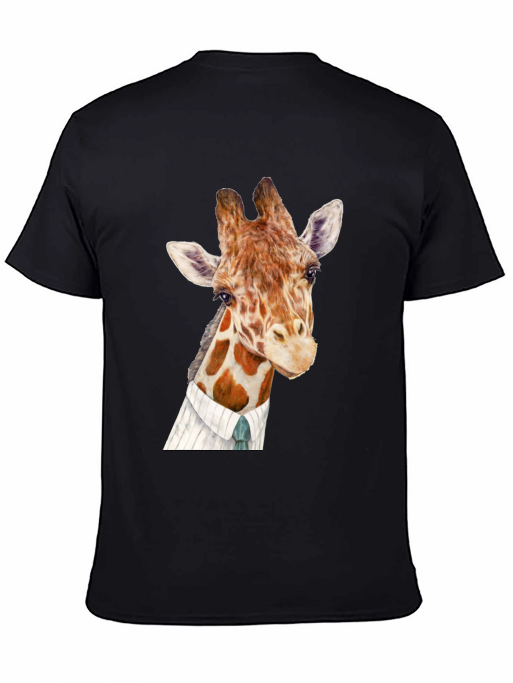 Giraffe in Suit Graphic T-Shirt