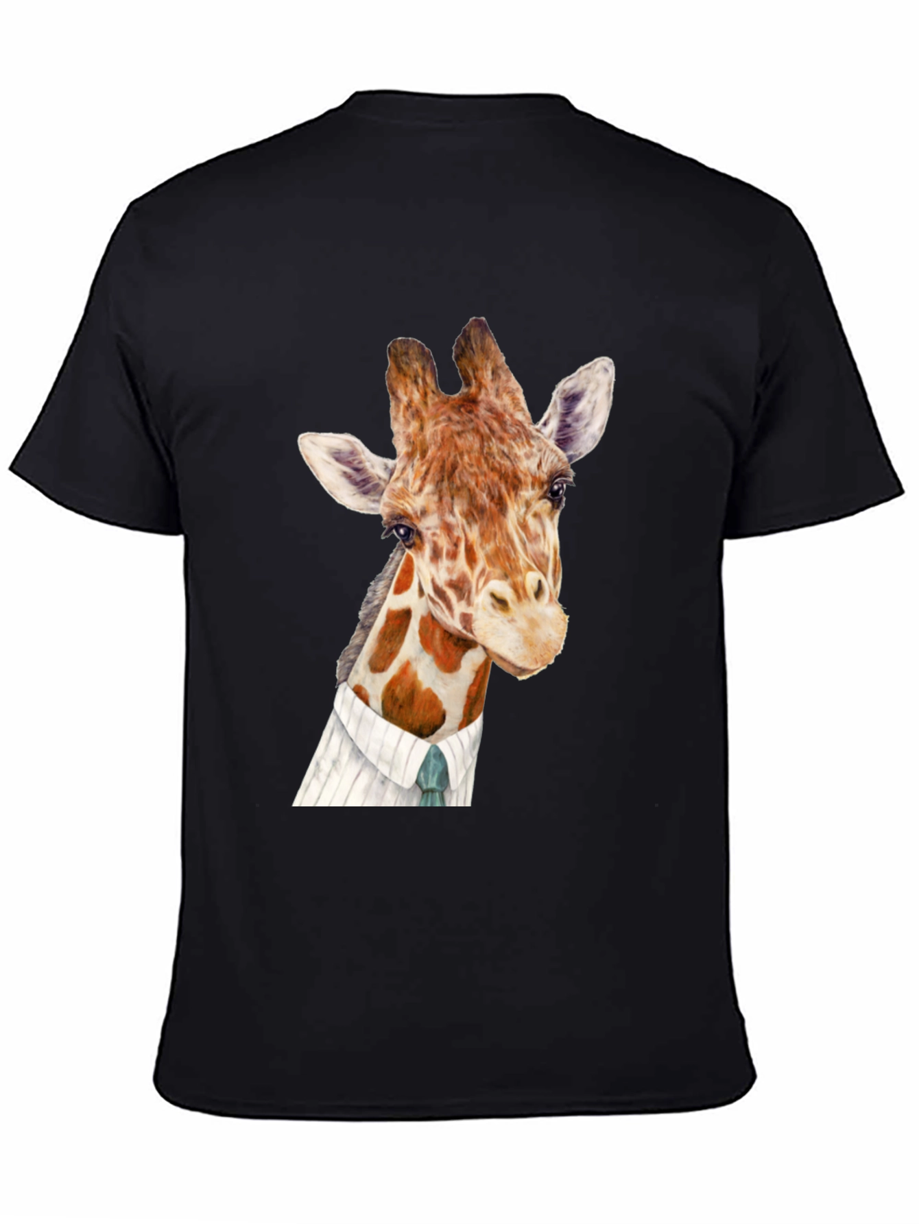 Giraffe in Suit Graphic T-Shirt