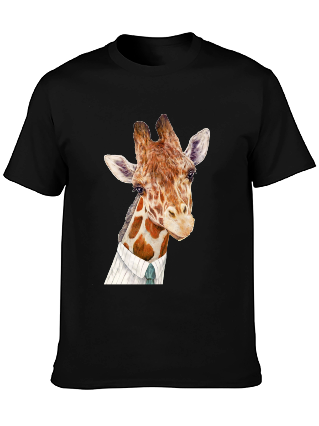 Giraffe in Suit Graphic T-Shirt