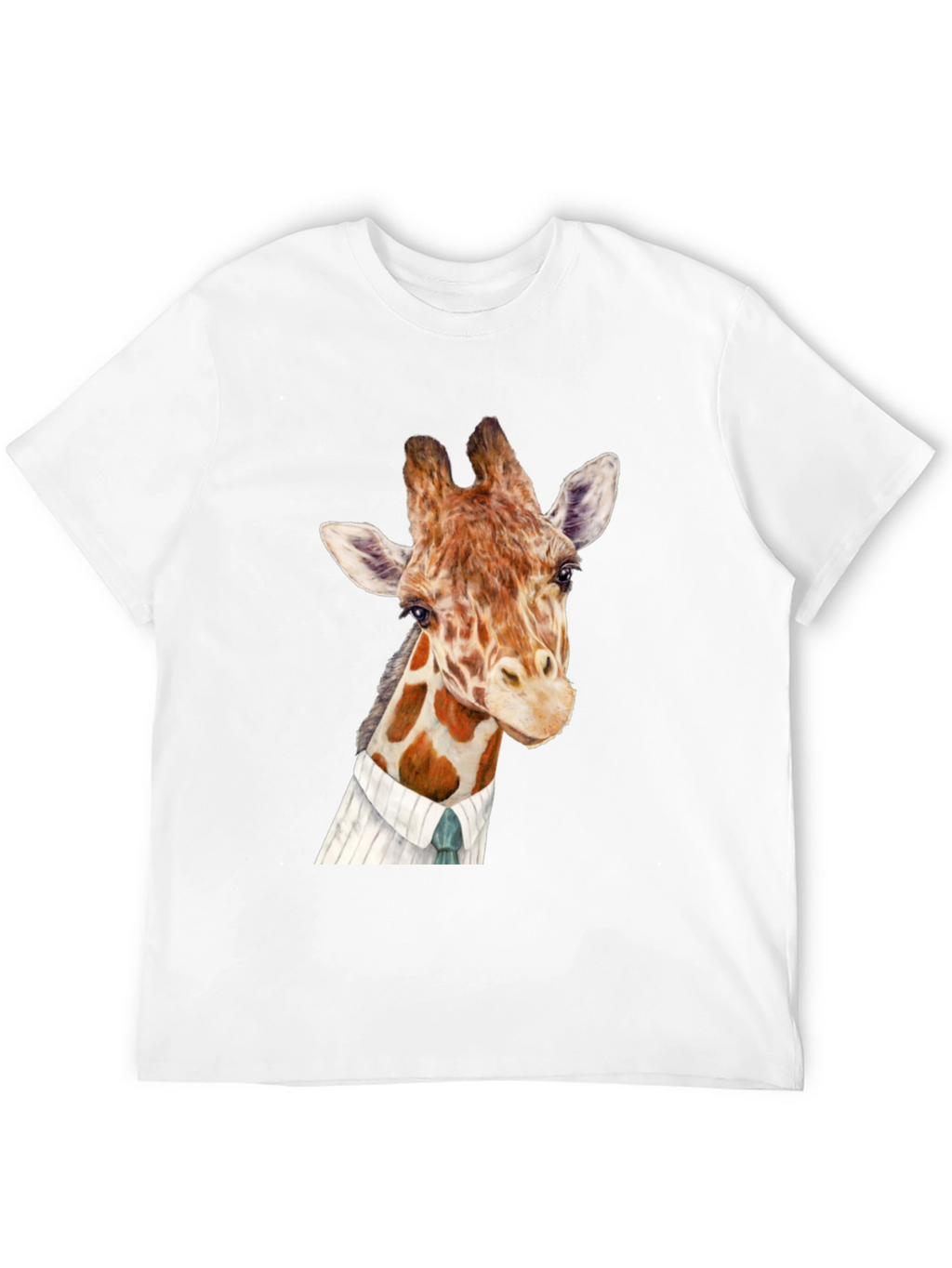 Giraffe in Suit Graphic T-Shirt