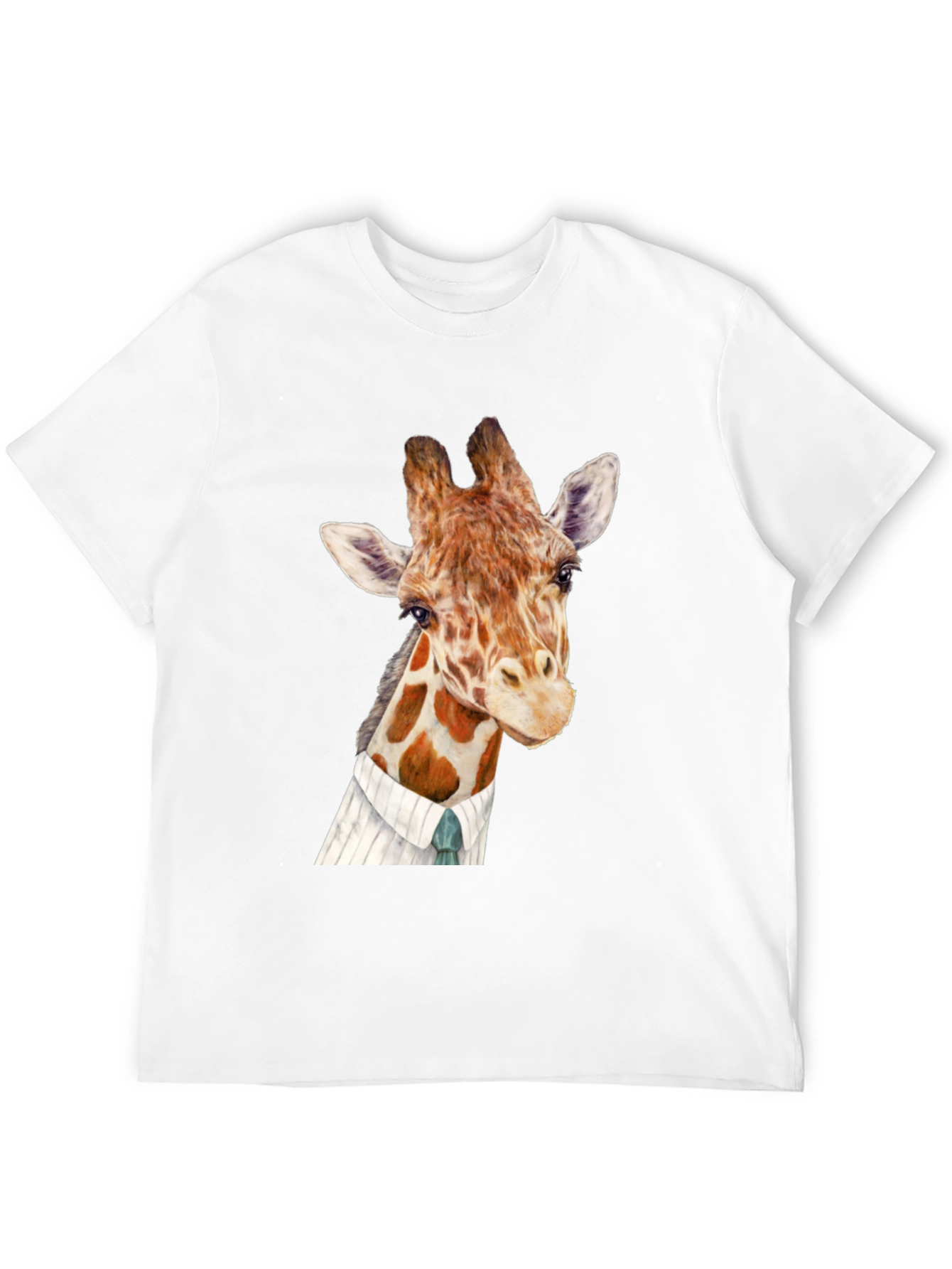 Giraffe in Suit Graphic T-Shirt