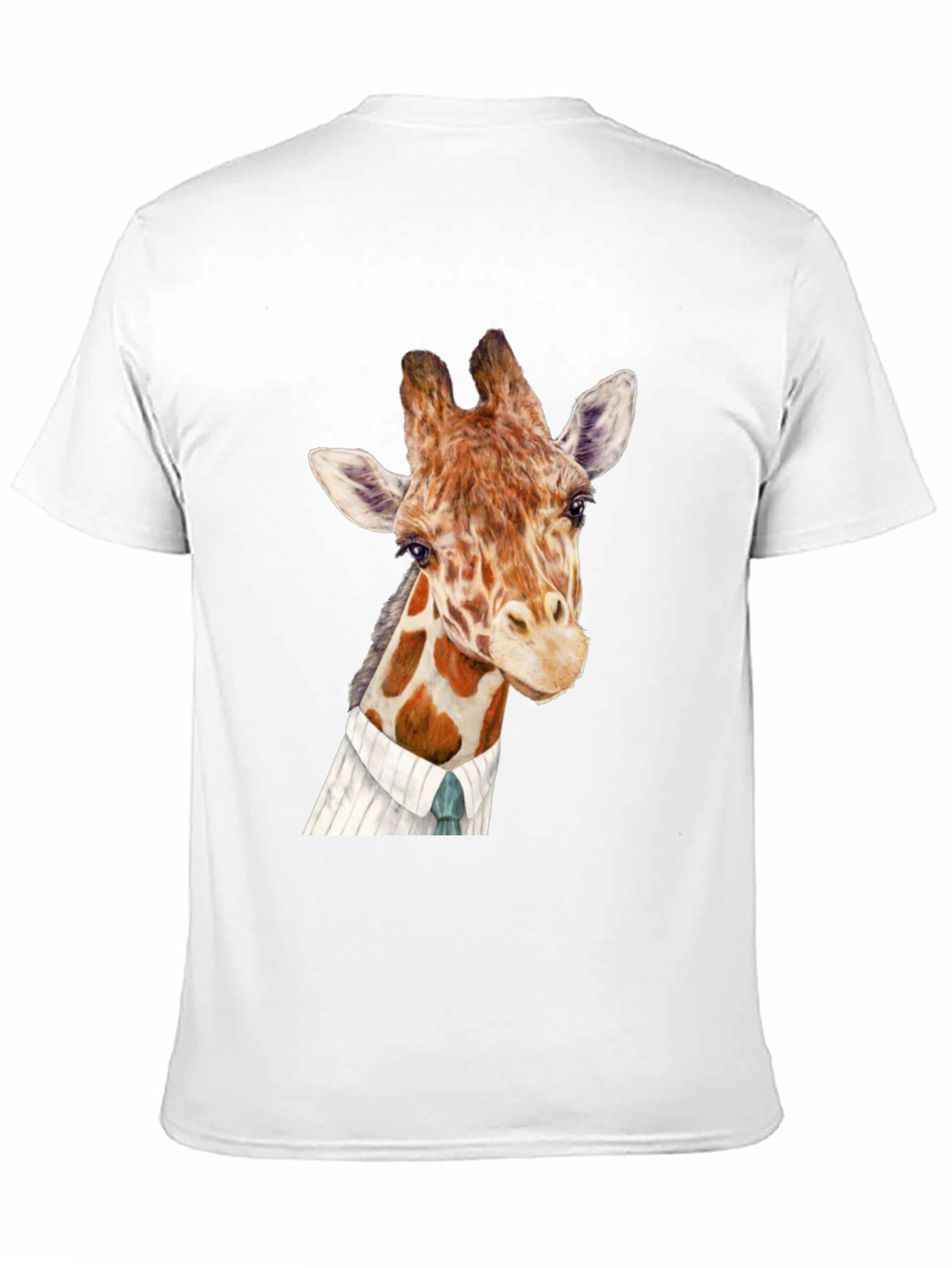 Giraffe in Suit Graphic T-Shirt