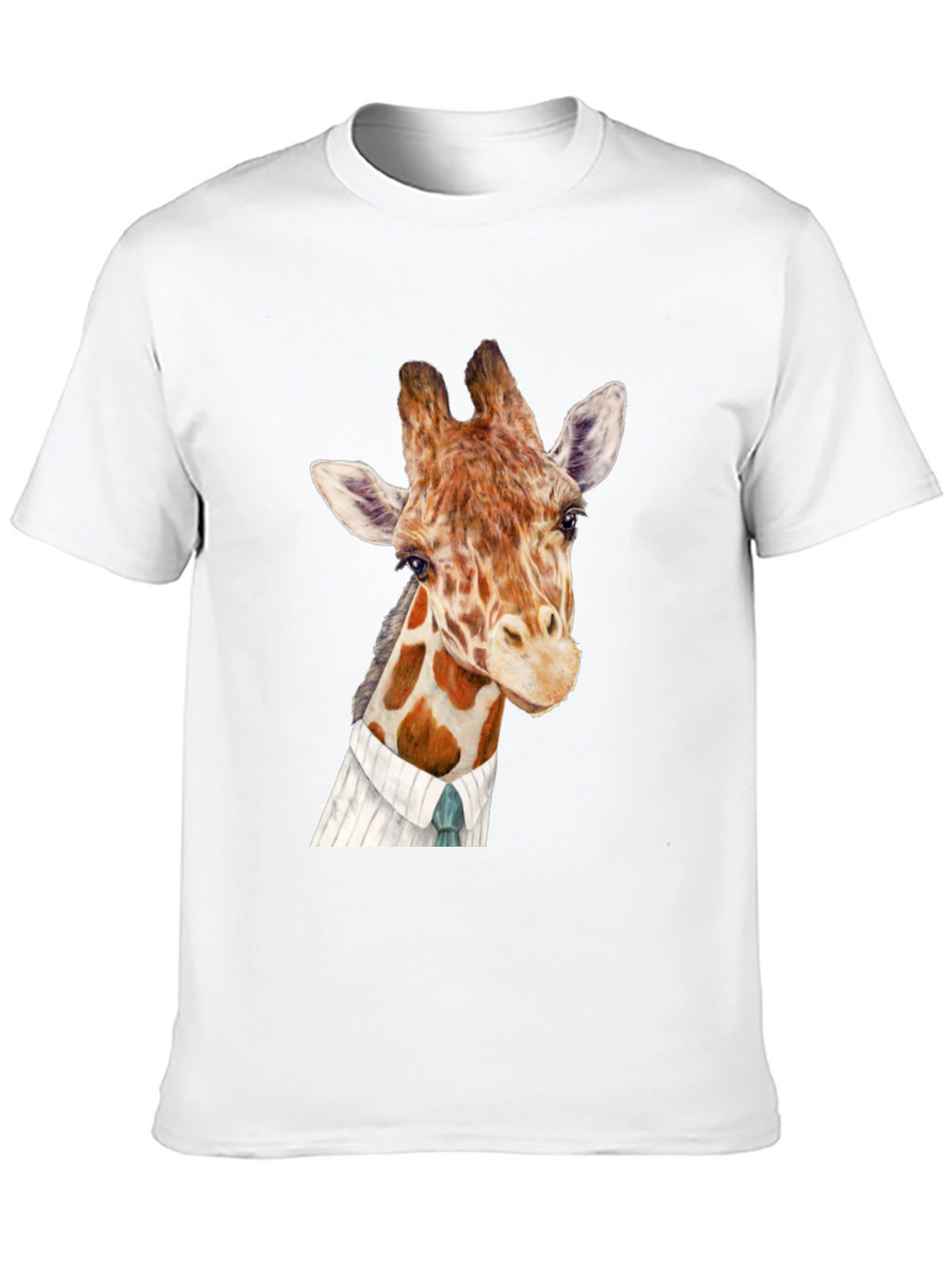 Giraffe in Suit Graphic T-Shirt