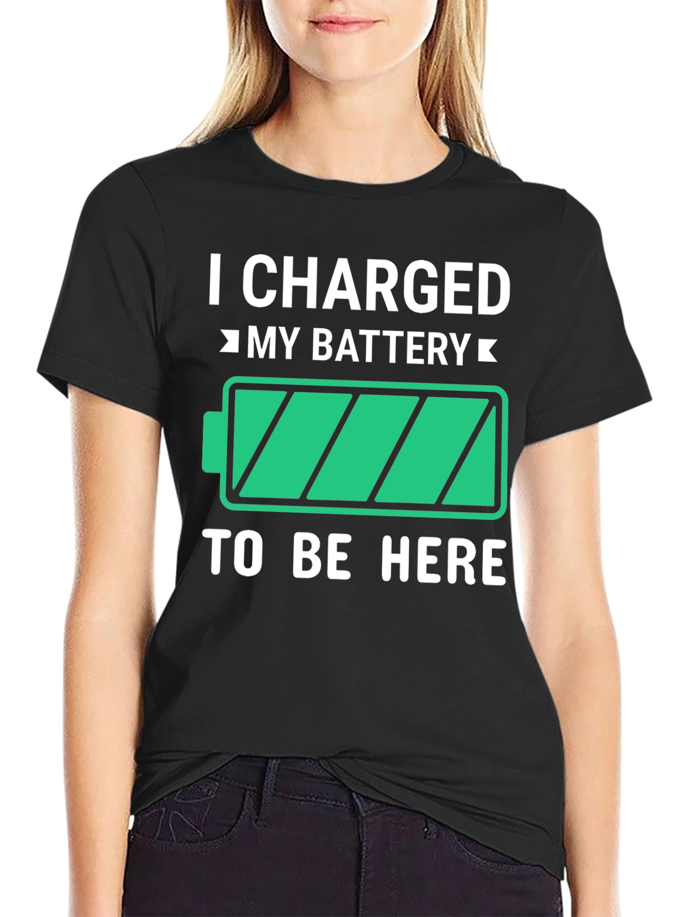 I Charged My Battery Funny T-Shirt