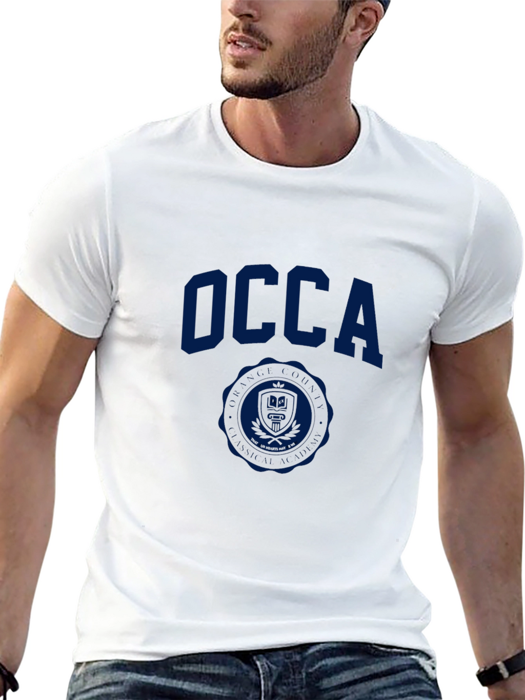 Occa Graphic Tee - Black Cotton Blend