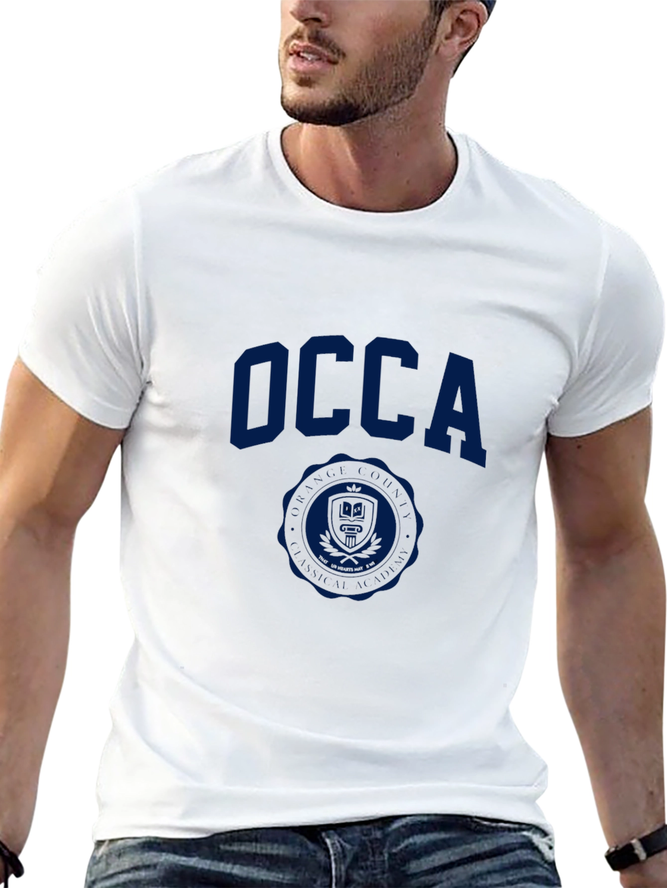 Occa Graphic Tee - Black Cotton Blend