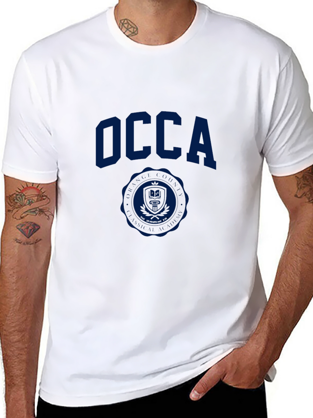 Occa Graphic Tee - Black Cotton Blend