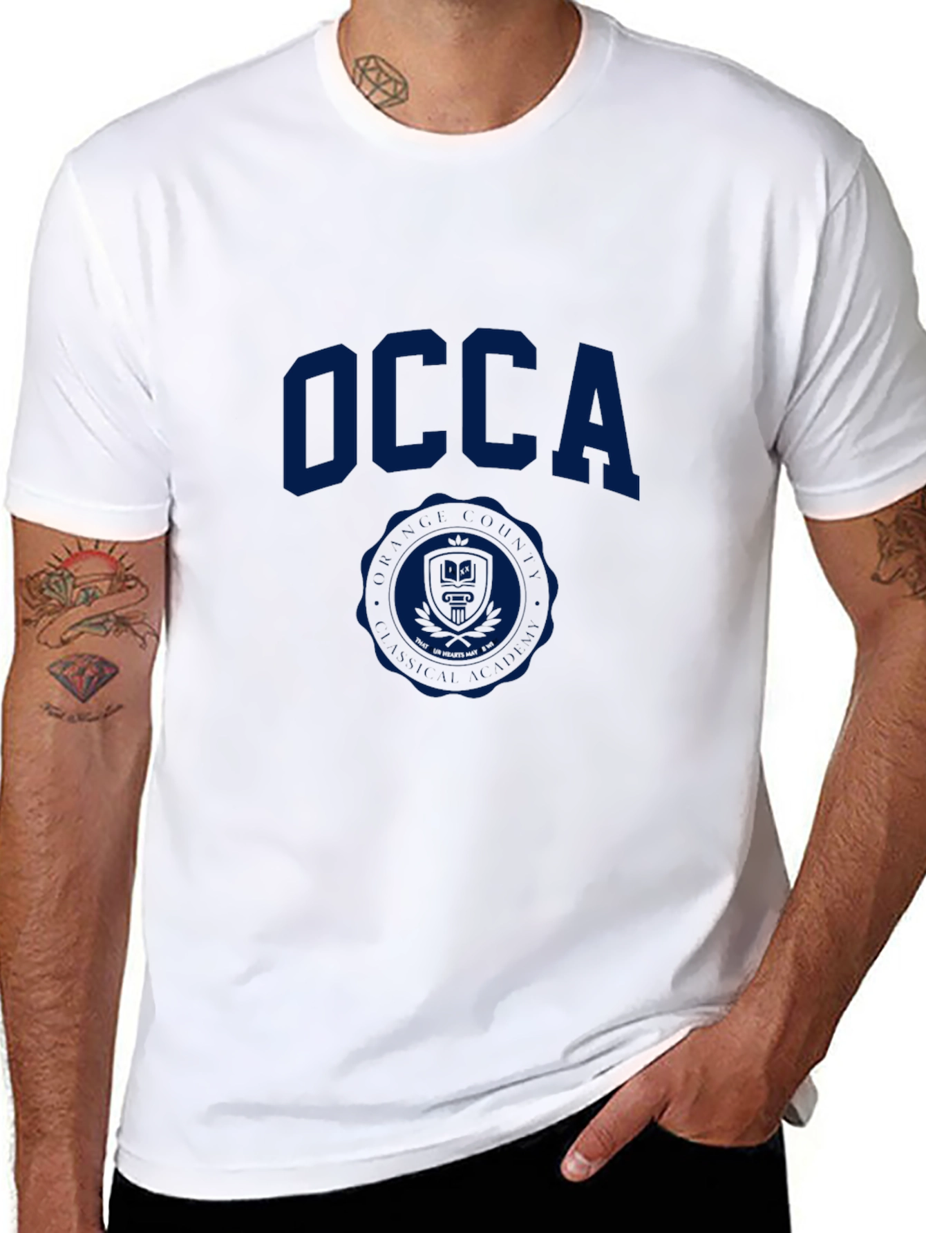 Occa Graphic Tee - Black Cotton Blend