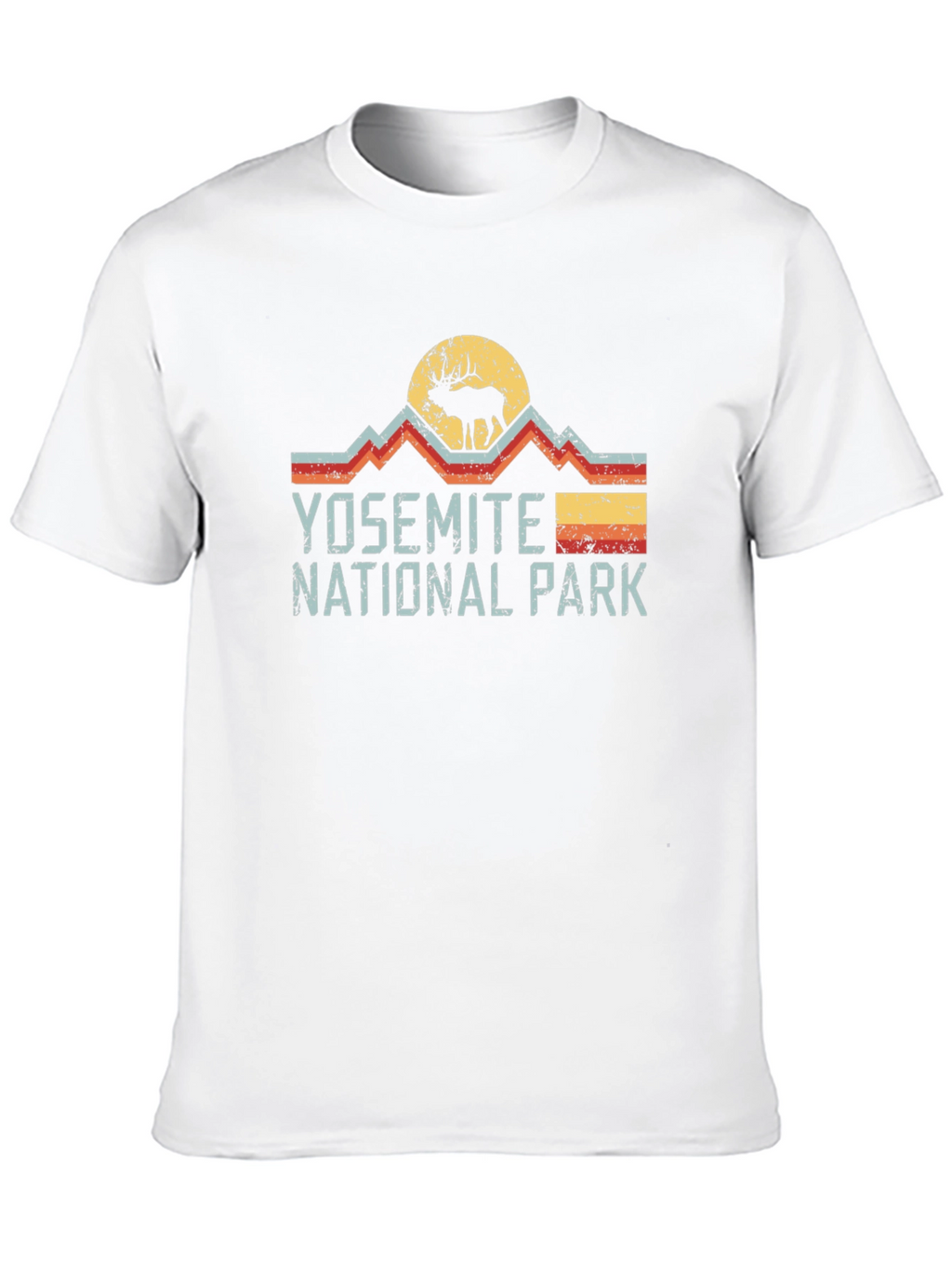 Yosemite National Park Retro Graphic Tee - Black