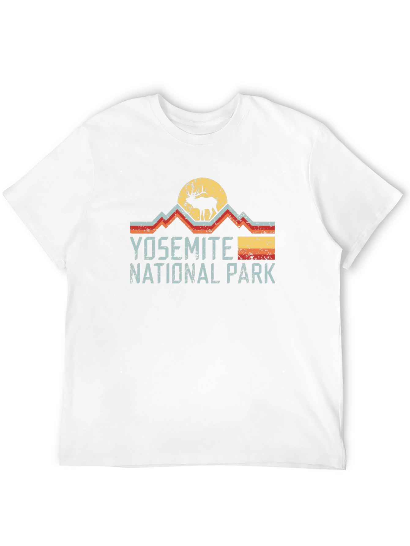 Yosemite National Park Retro Graphic Tee - Black