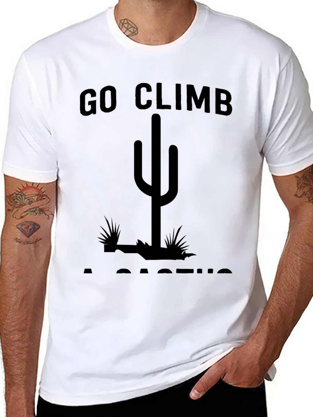 Go Climb a Cactus Graphic Tee
