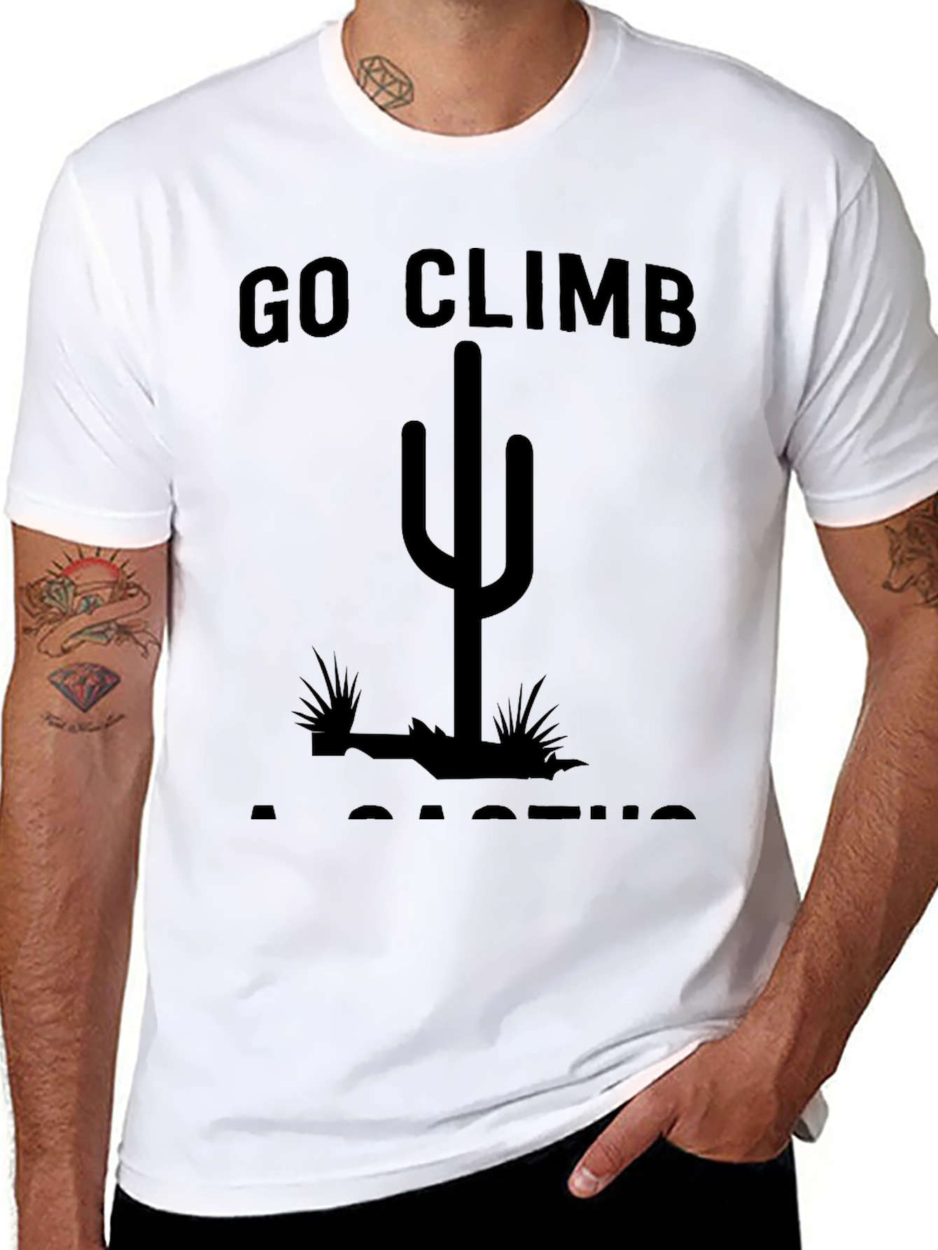 Go Climb a Cactus Graphic Tee