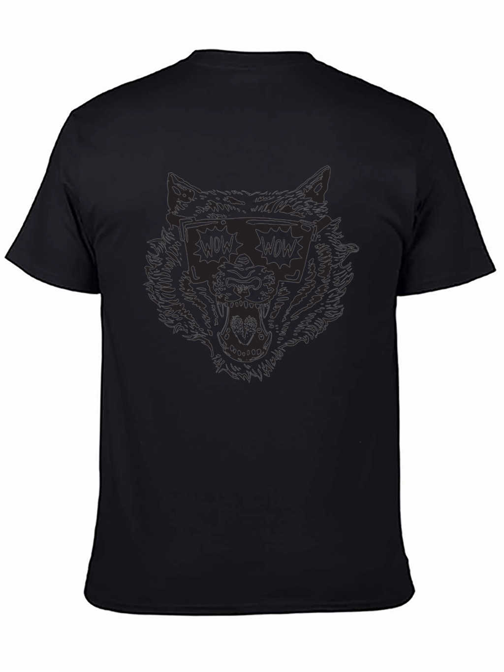 Cool Wolf WOW Sunglasses Graphic Tee