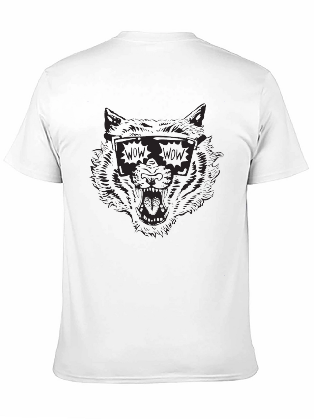 Cool Wolf WOW Sunglasses Graphic Tee