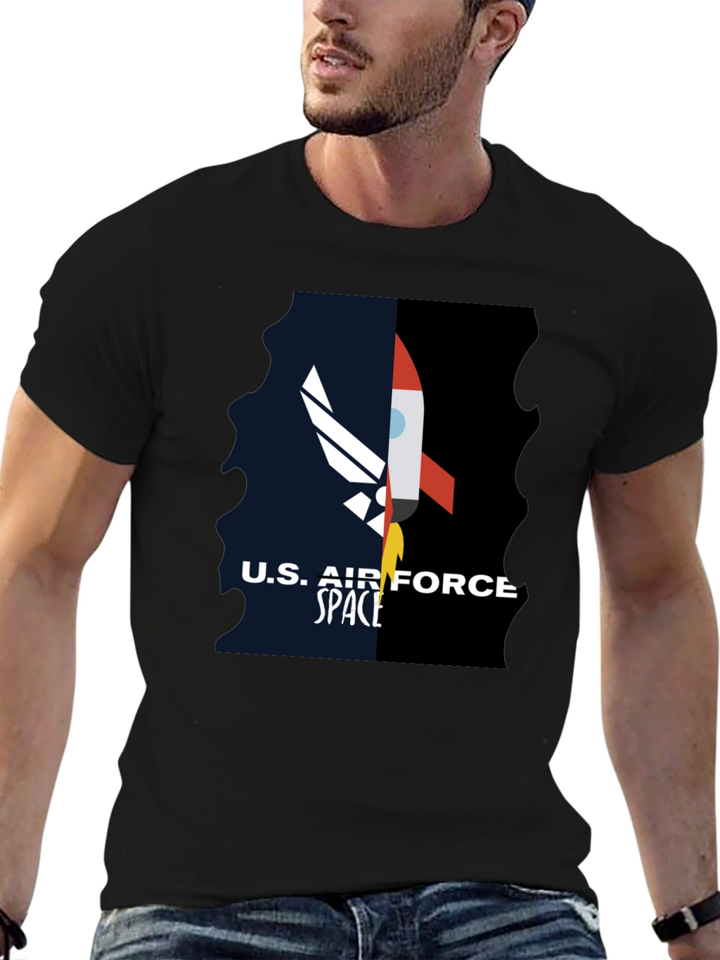 US Air Force Space Graphic Tee