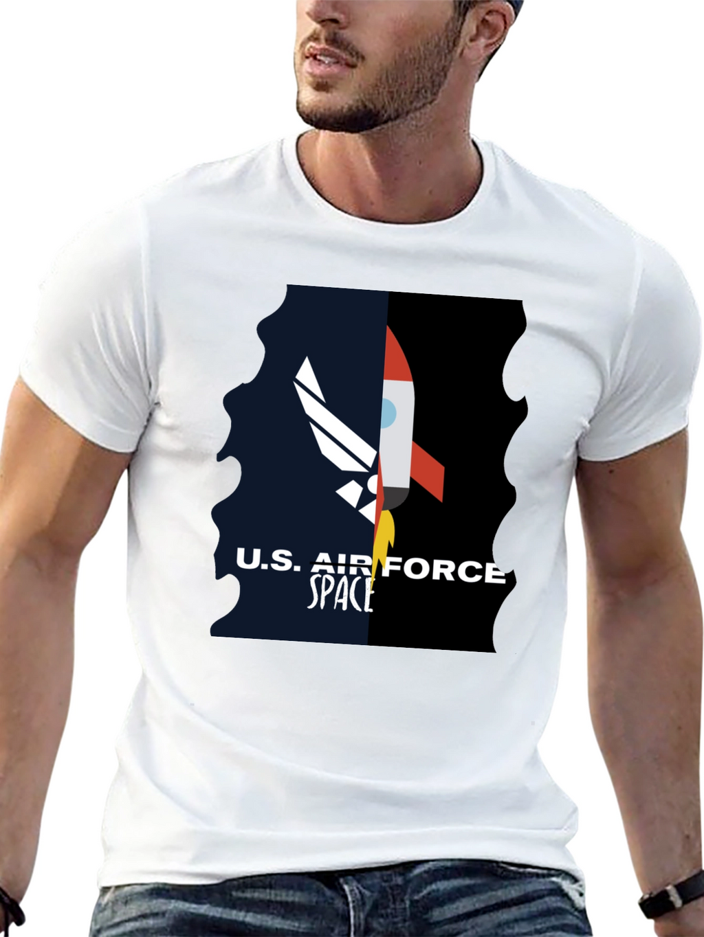 US Air Force Space Graphic Tee