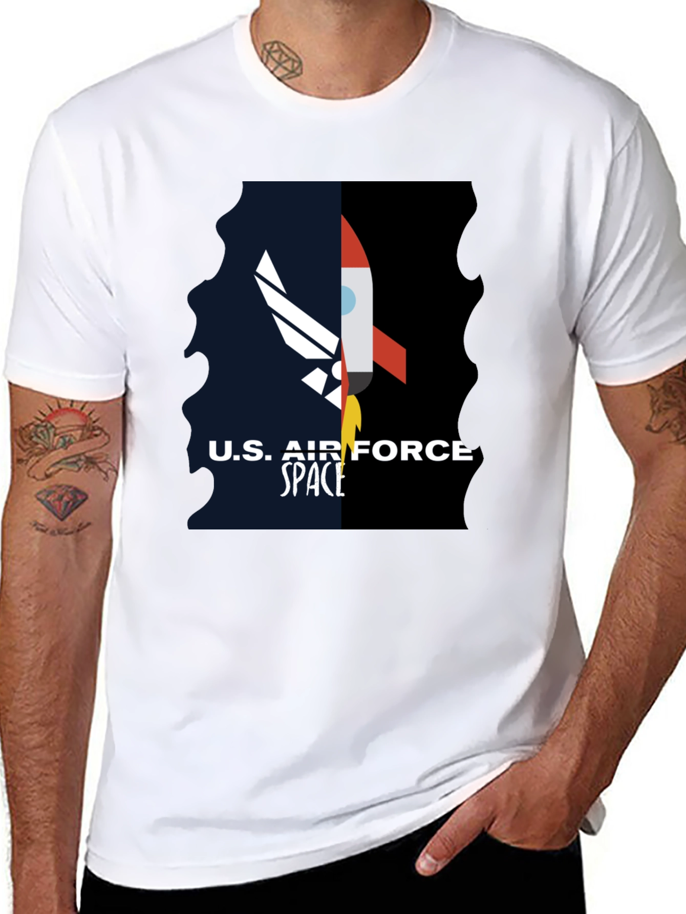 US Air Force Space Graphic Tee