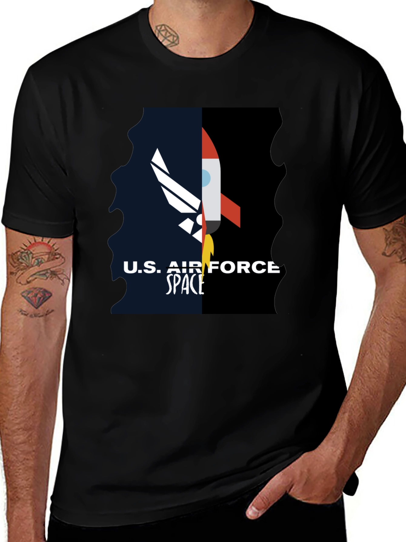 US Air Force Space Graphic Tee