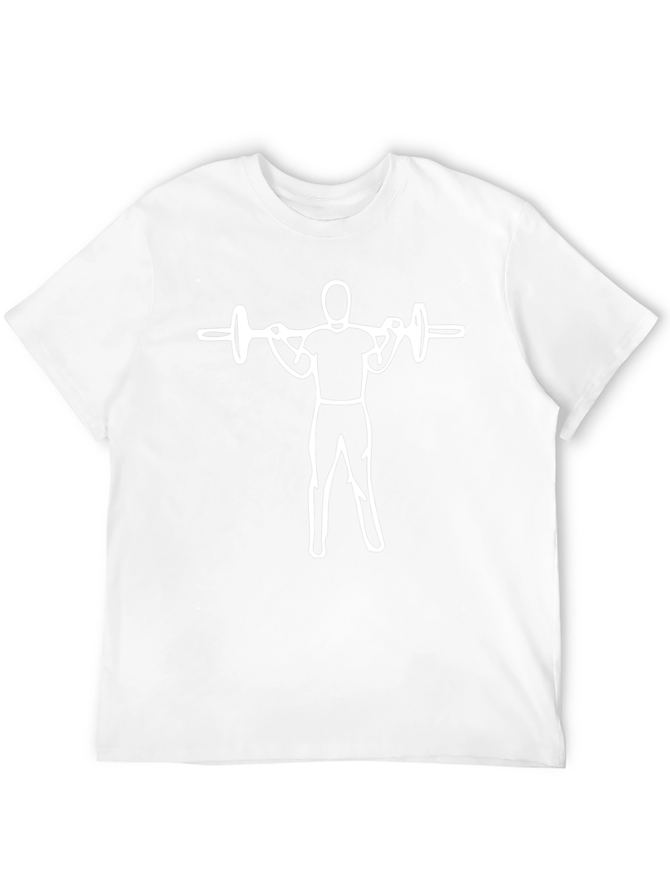 Weightlifting T-Shirt - Squat Design - Black