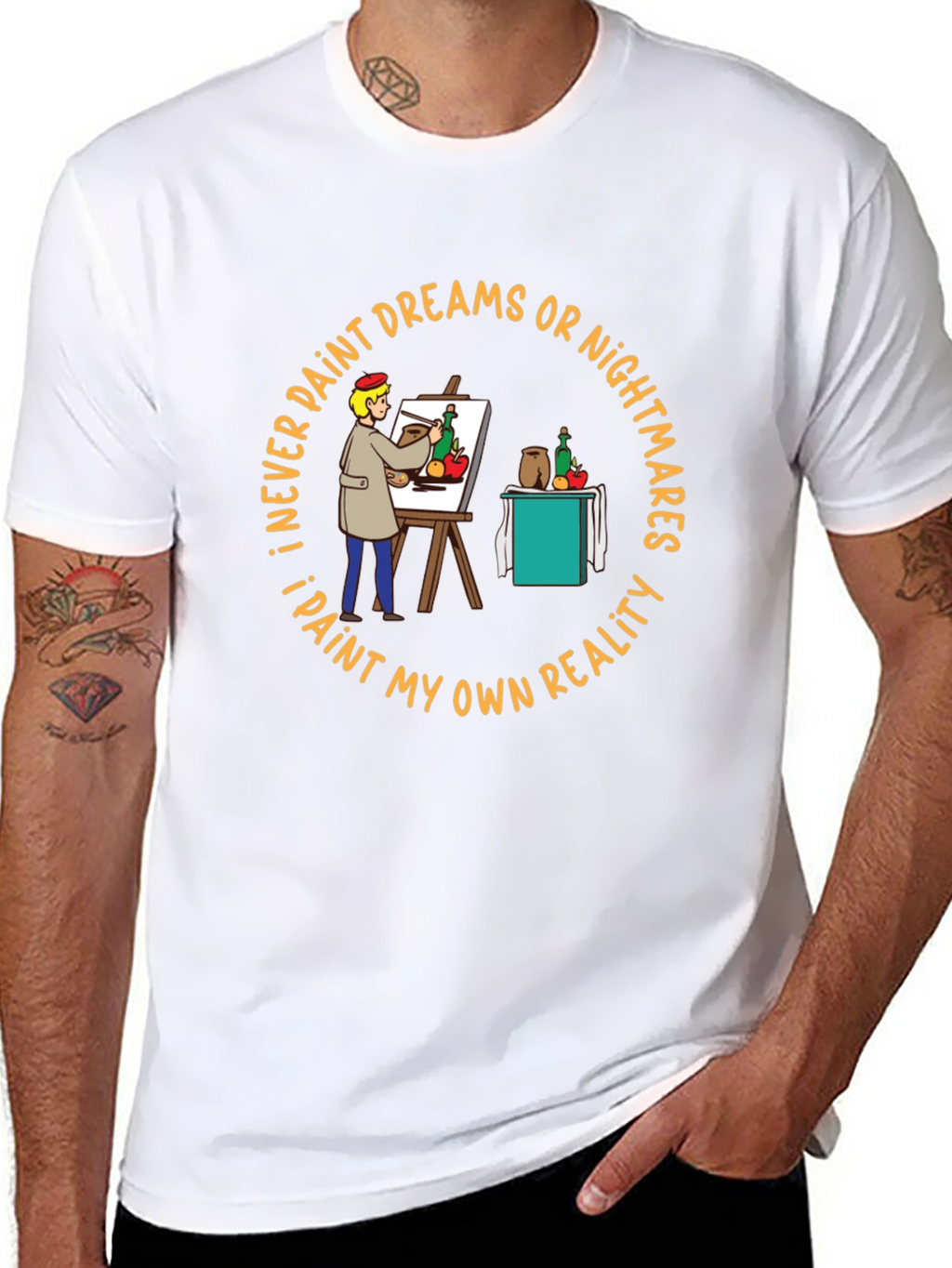 Painters Reality T-Shirt - Unique Art Tee