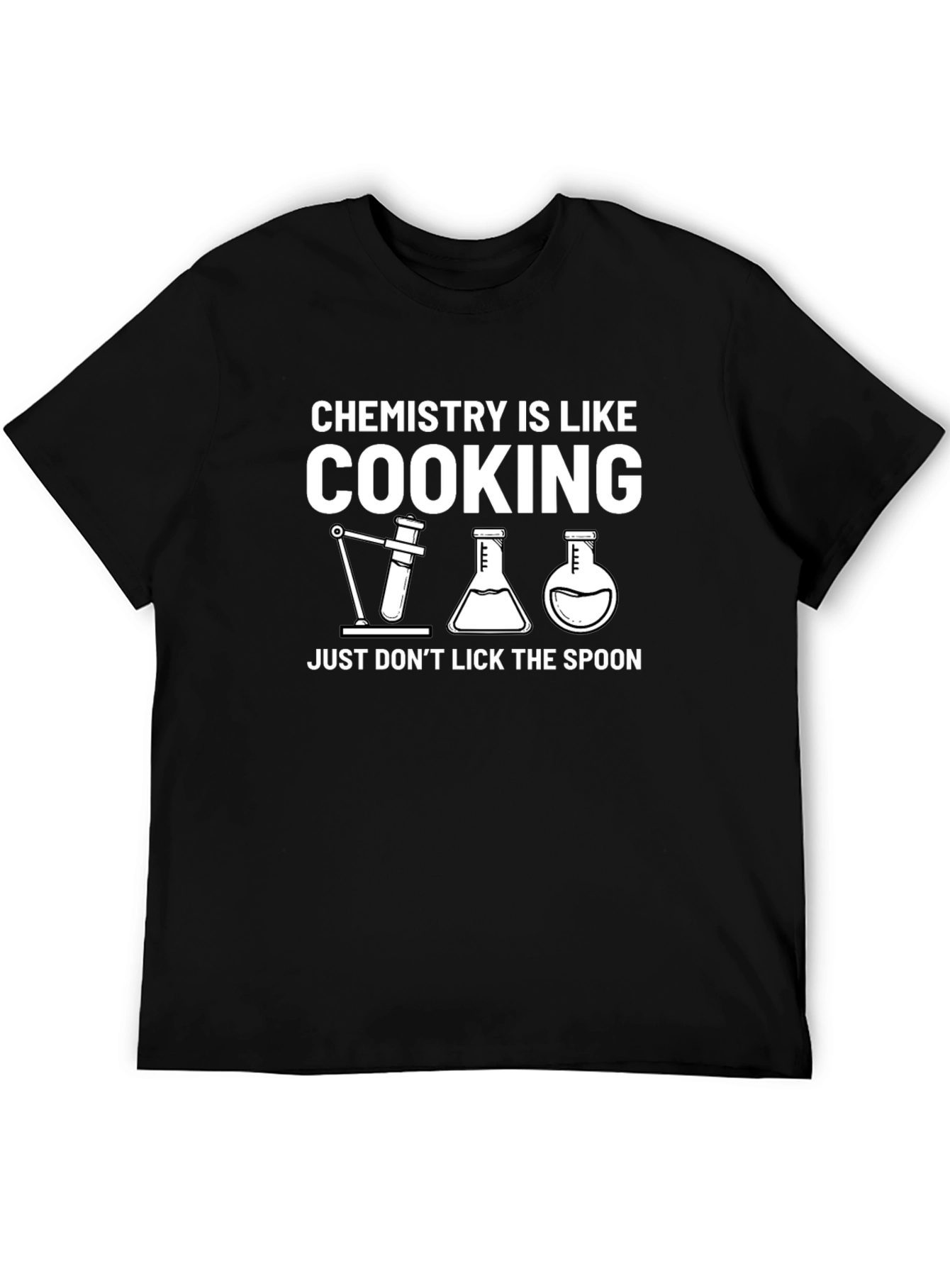 Chemistry Cooking T-Shirt - Dont Lick the Spoon!
