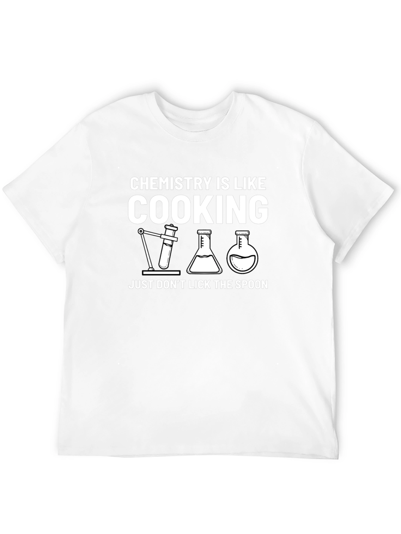 Chemistry Cooking T-Shirt - Dont Lick the Spoon!