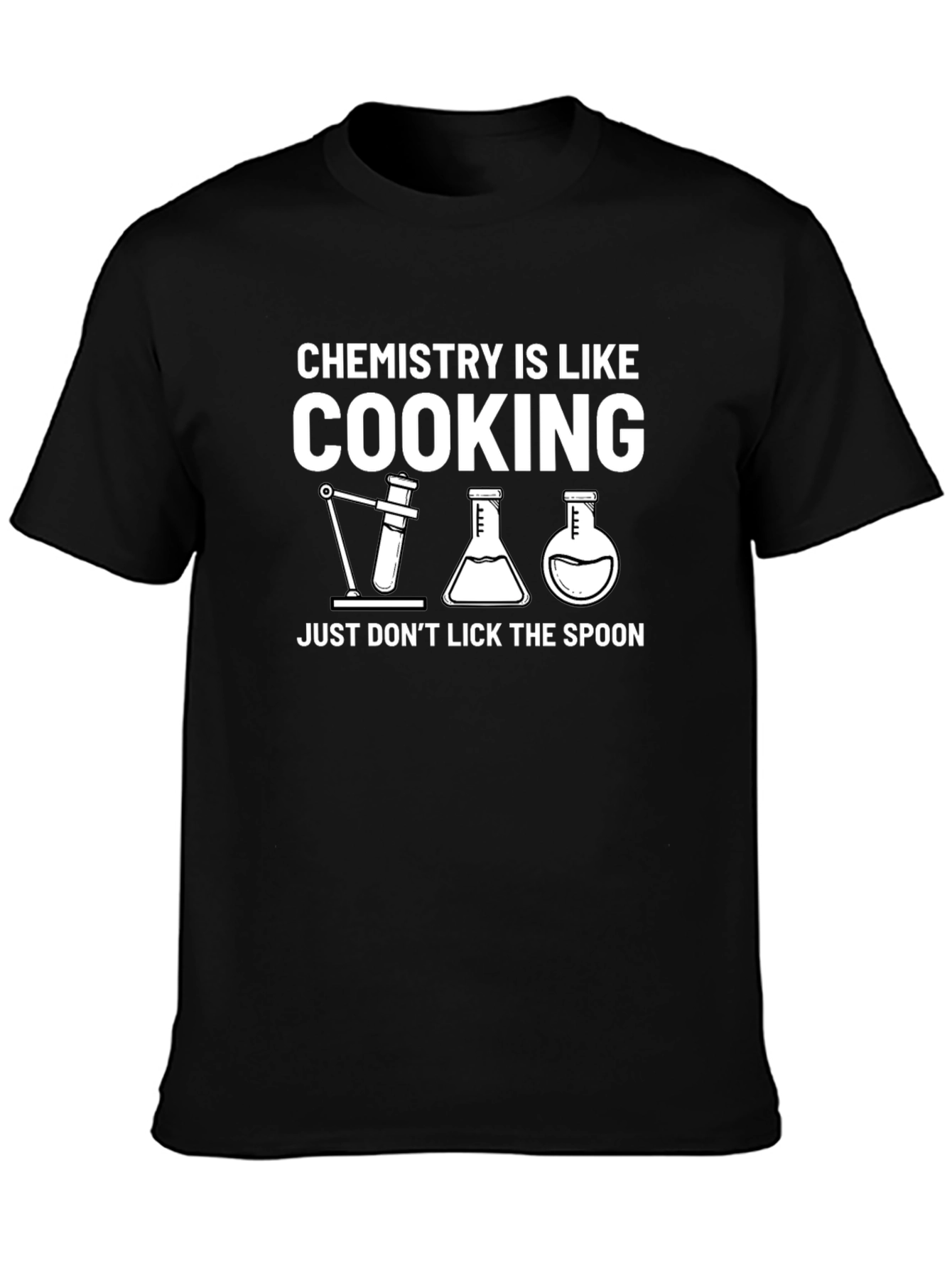 Chemistry Cooking T-Shirt - Dont Lick the Spoon!