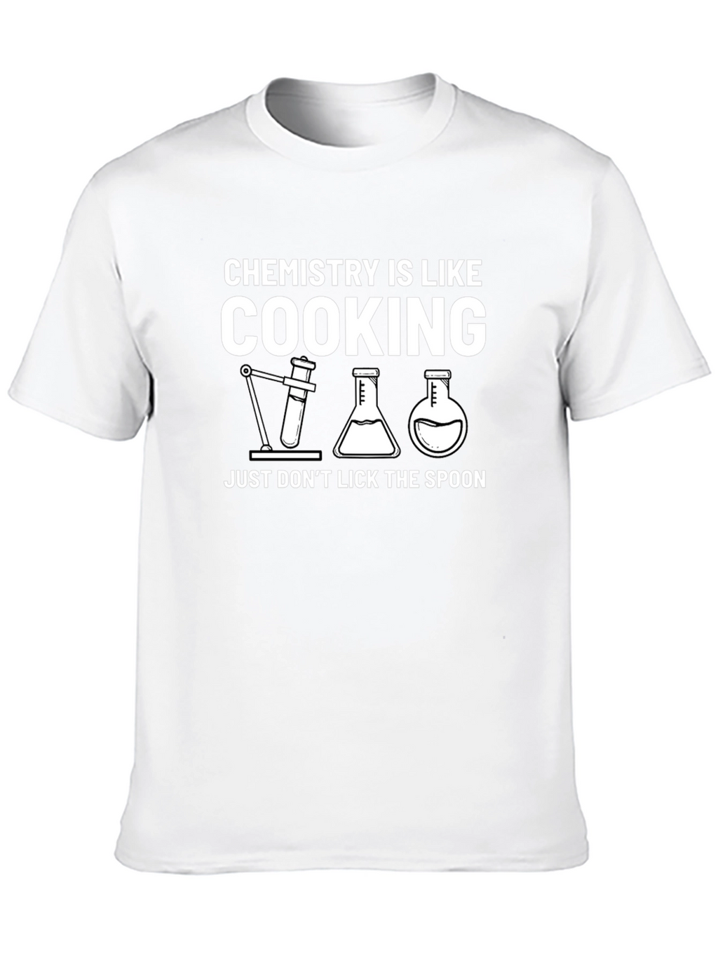 Chemistry Cooking T-Shirt - Dont Lick the Spoon!